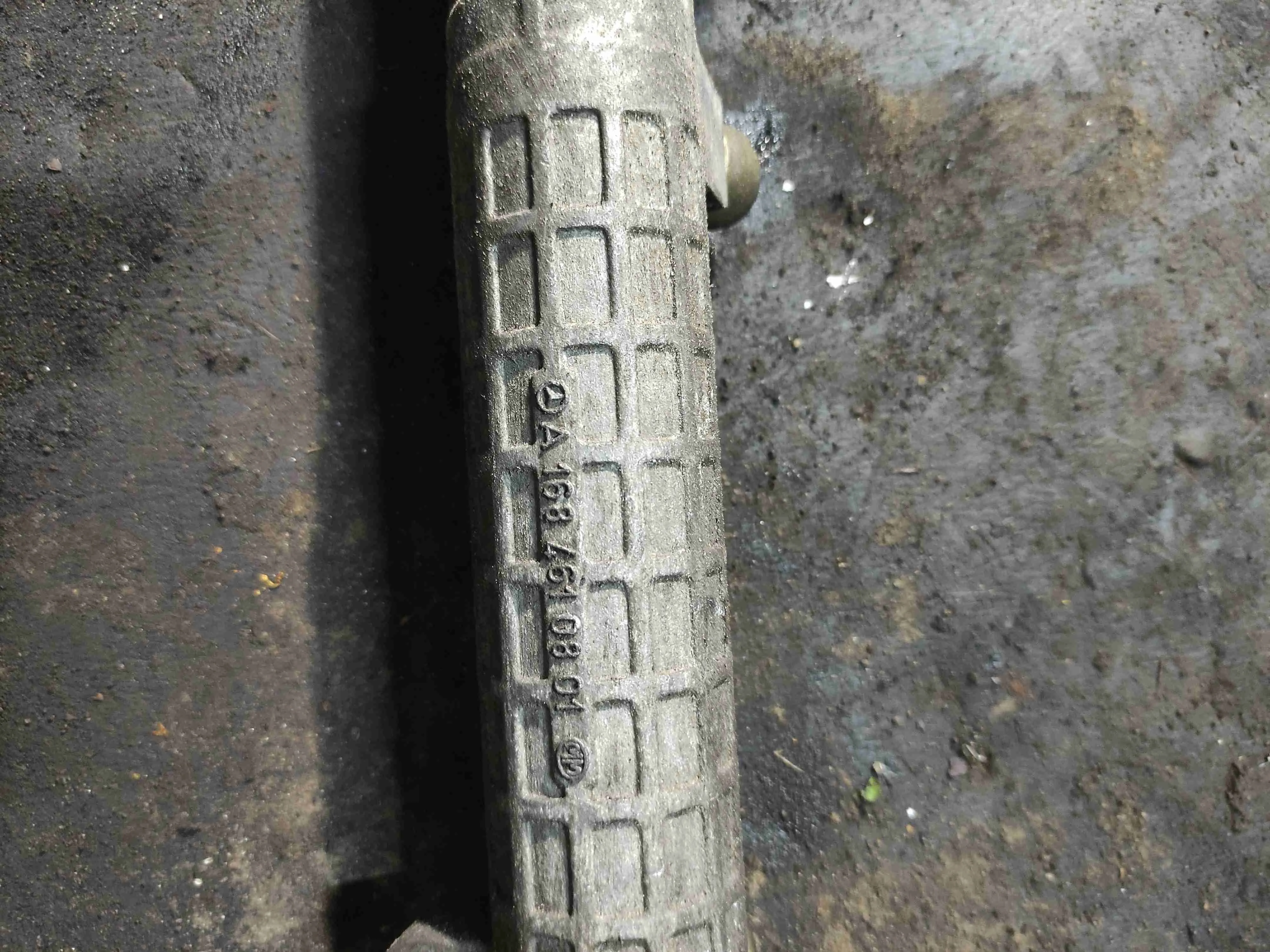 Рулевая рейка Mercedes A W168 2002 A1684610801