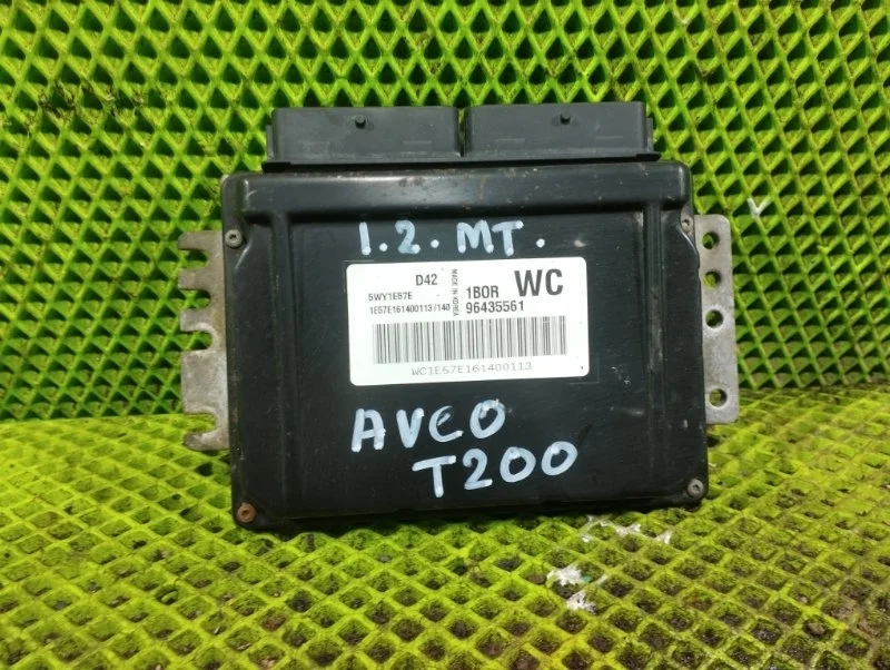 Блок управления двигателем Chevrolet Aveo T200 2006 96435561 ХЭТЧБЕК B12S1