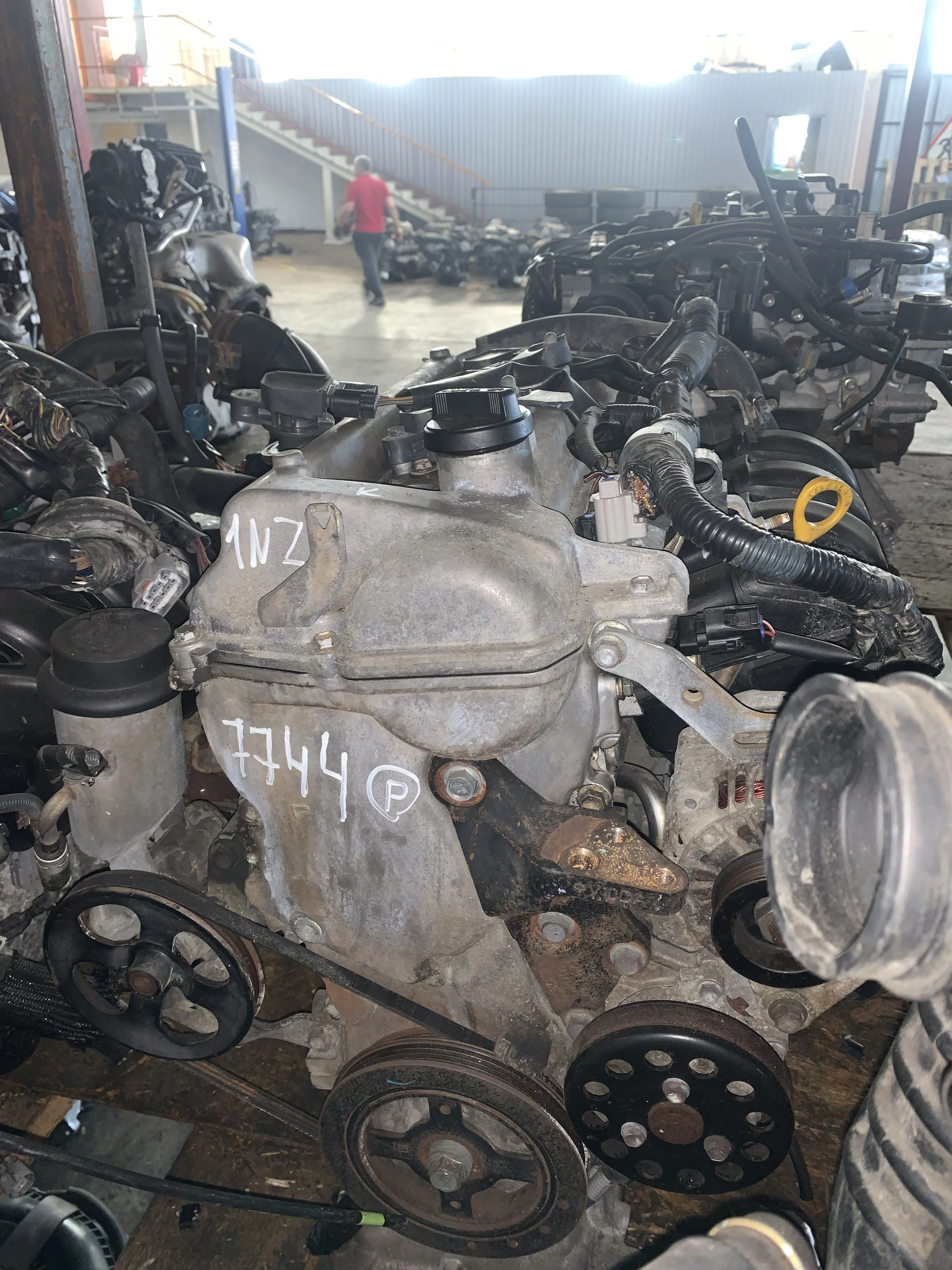 Двигатель TOYOTA ALLEX 1NZ-FE NCP10 T237744