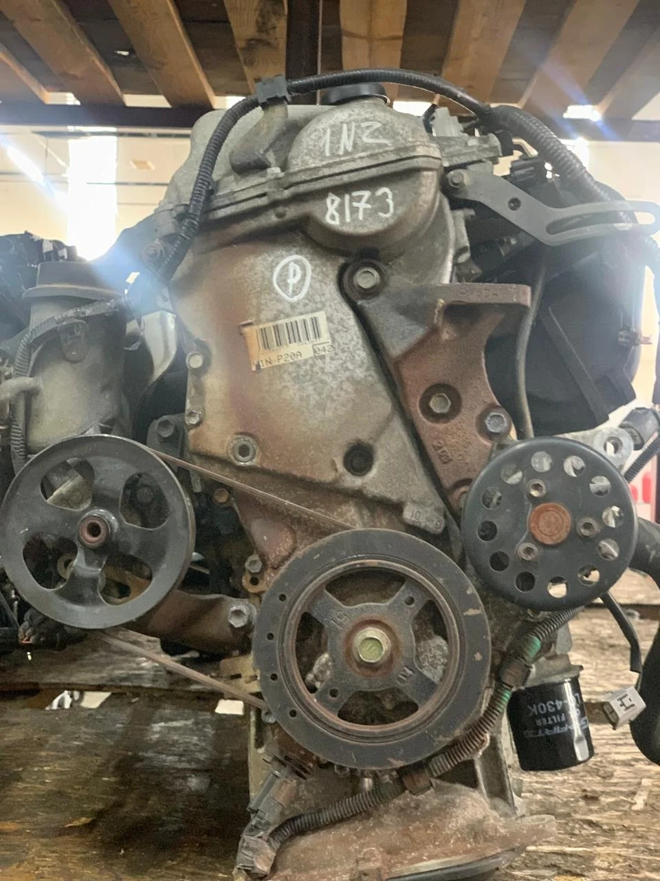 Двигатель TOYOTA ALLEX 1NZ-FE NCP10 T238173