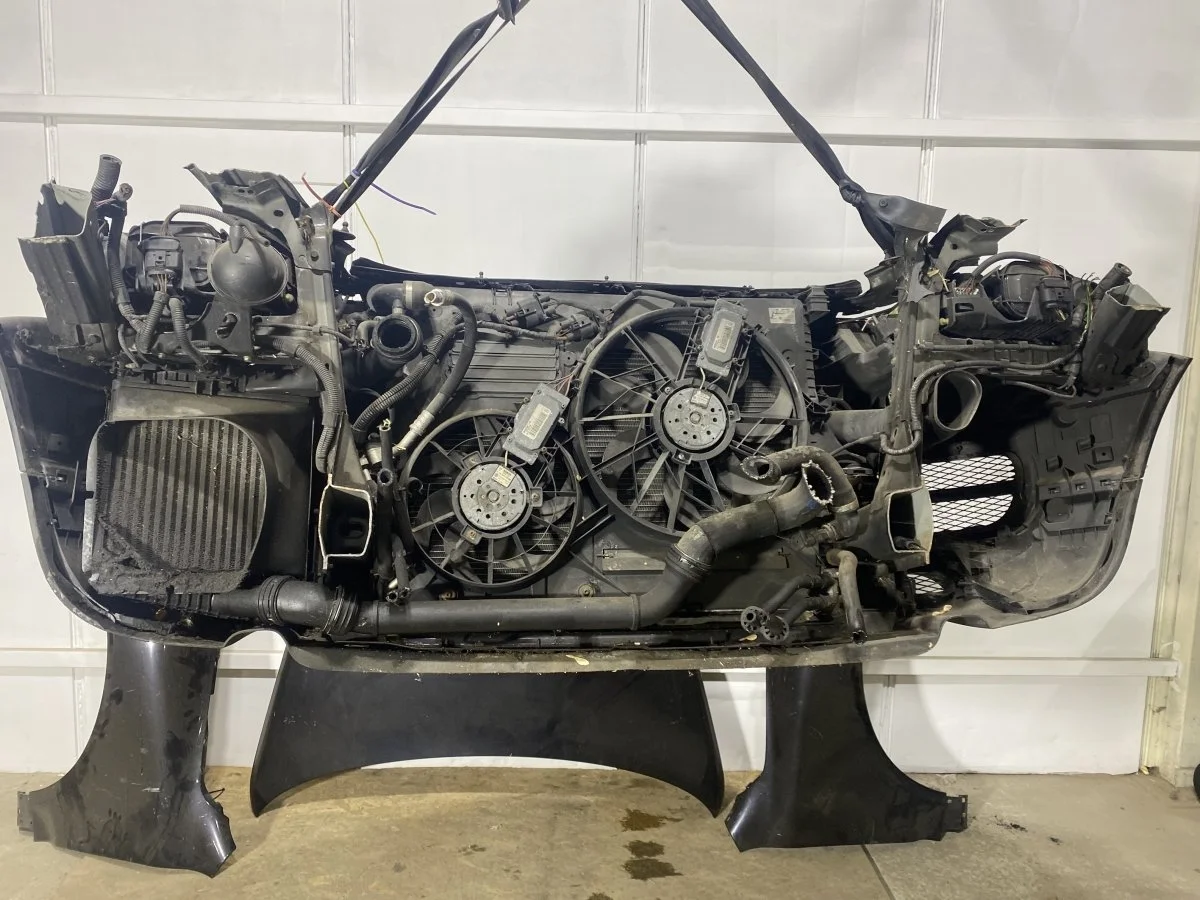 Передняя часть (ноускат) в сборе Volkswagen Touareg I (2002—2006)  2.5 TDI дизель Полный