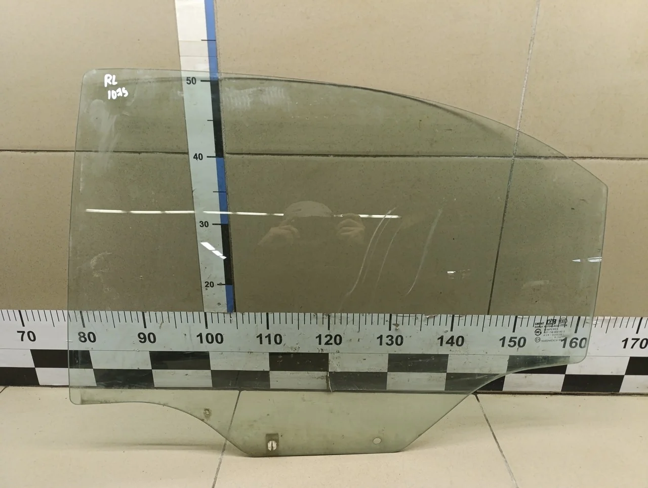 Стекло двери задней левой Aveo (T250) 2005-2011