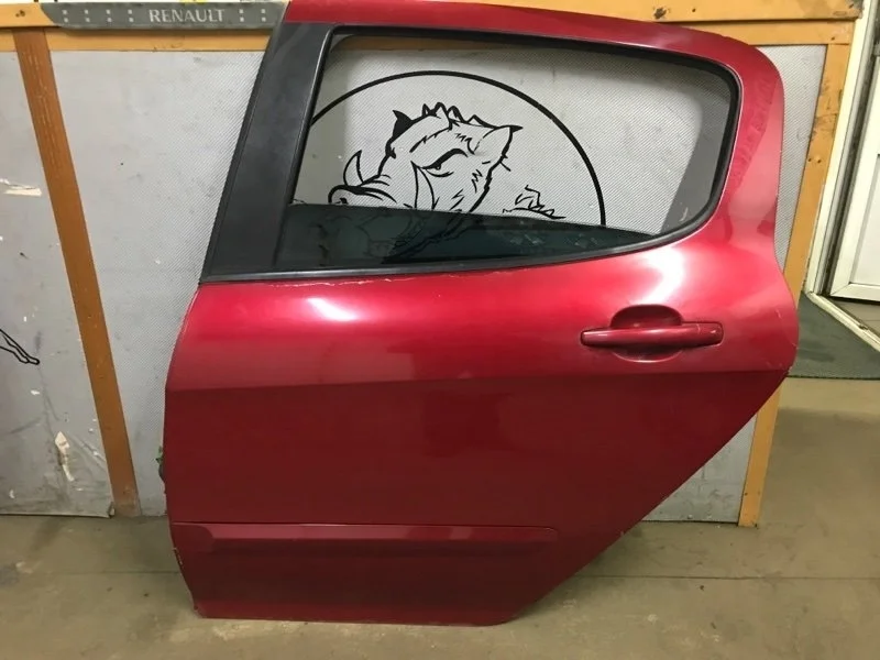 Дверь боковая Peugeot 308 2008 9006R7 ХЭТЧБЕК (5ДВ) 5FW EP6 EURO4, задняя левая