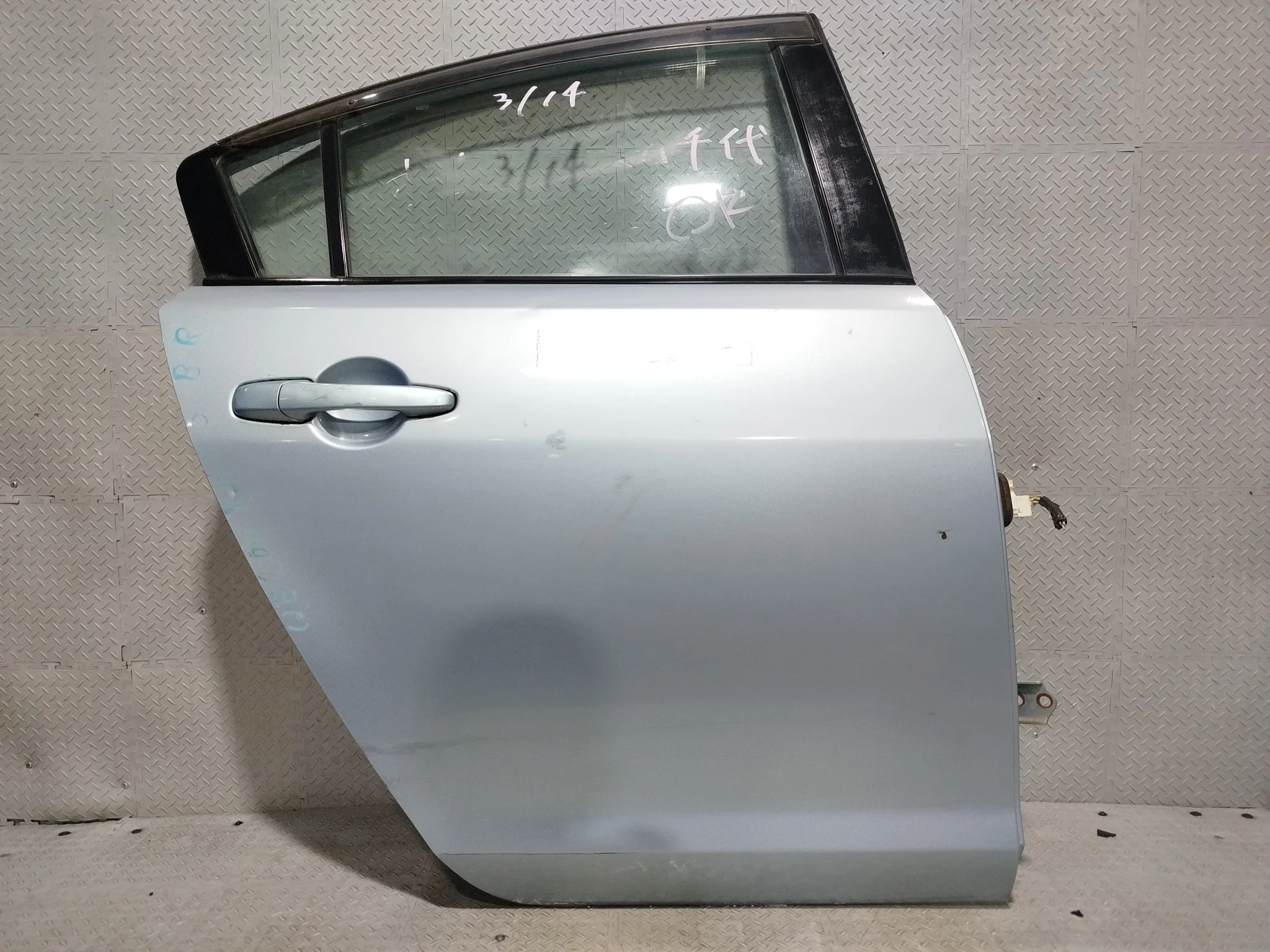 ДВЕРЬ MAZDA AXELA MAZDA3 BK BK3P BK5P BKEP BNYV7202X ЗАДНЯЯ ПРАВАЯ SEDAN синий, 33Y QE204