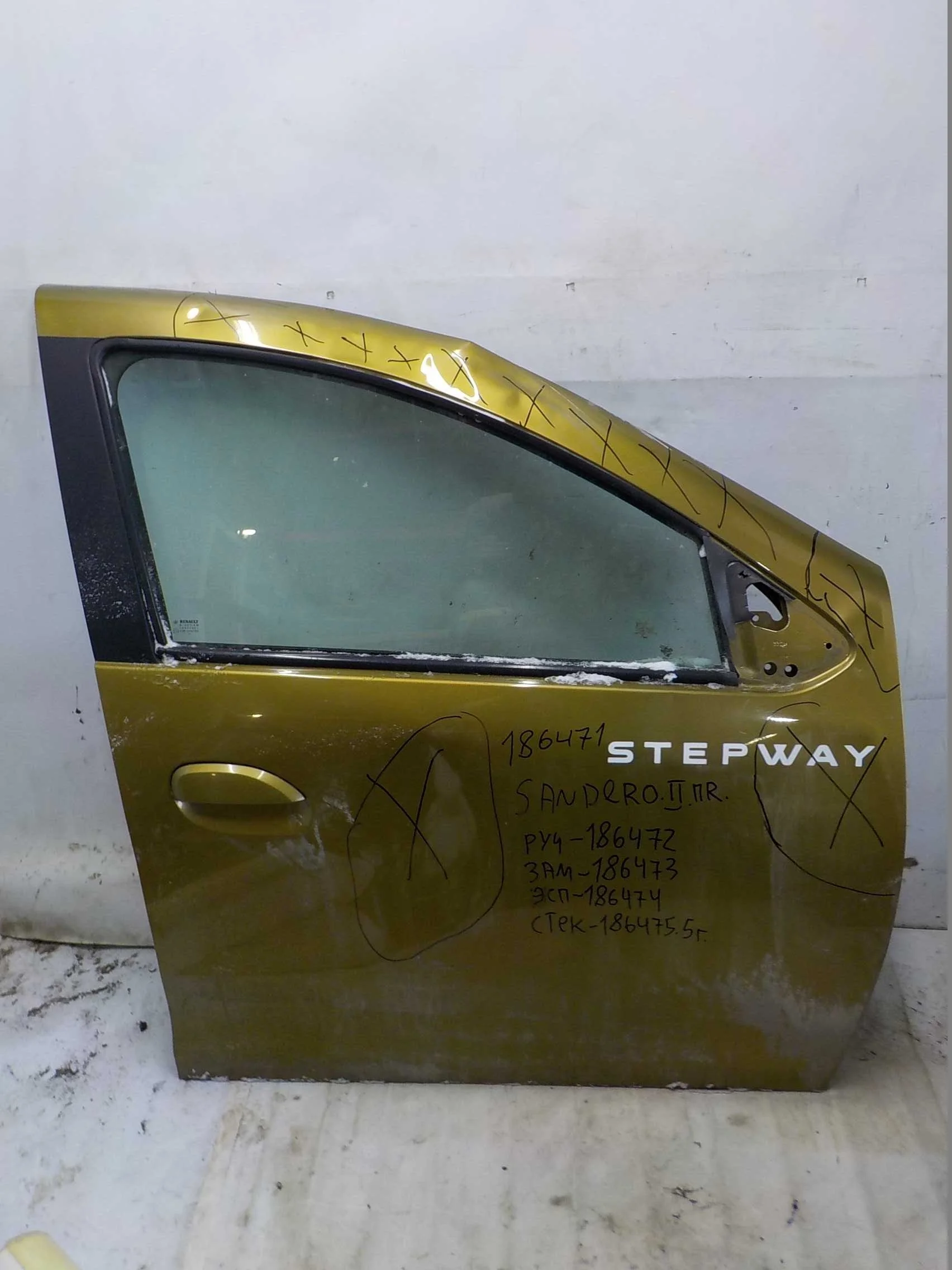 Дверь Renault Sandero I (2009—2014) Перед Право