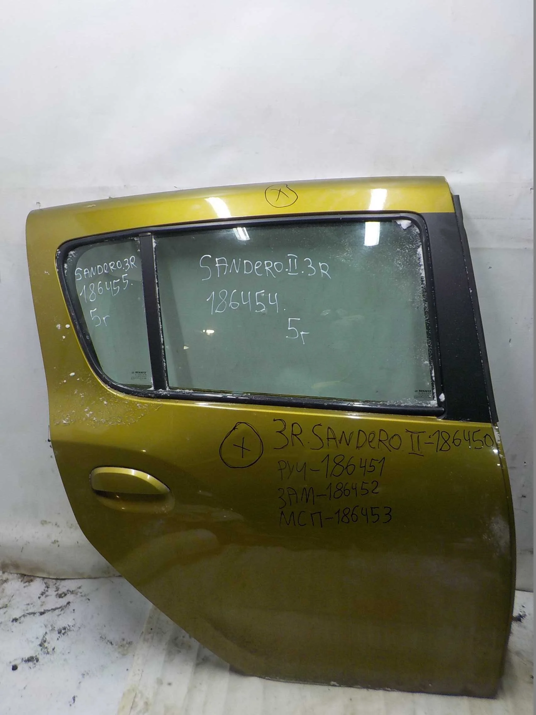 ручка двери внешняя Renault Logan II (2012—2018) Зад Право