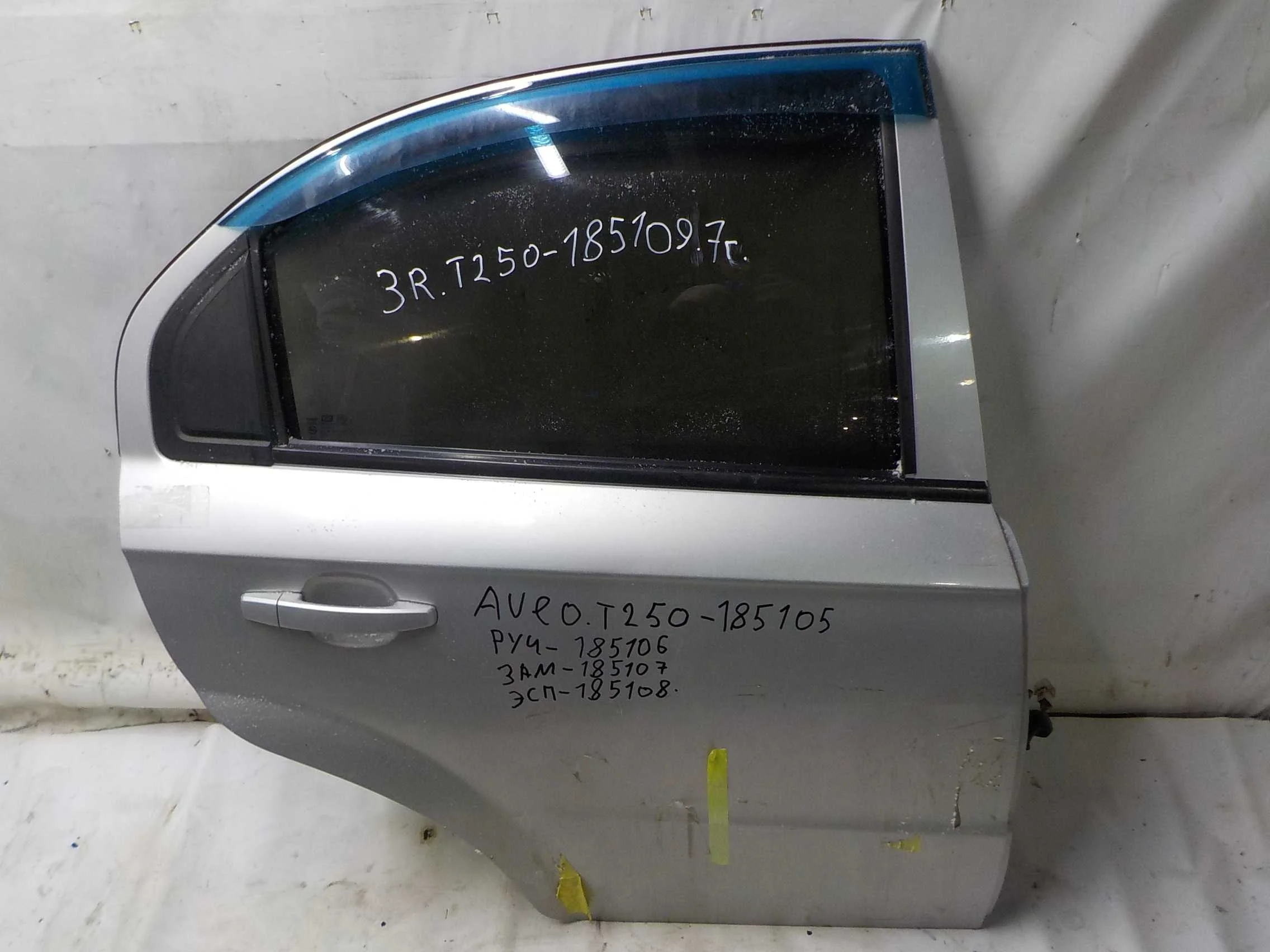стекло Chevrolet Aveo I рестайлинг (2006—2012) Зад Право