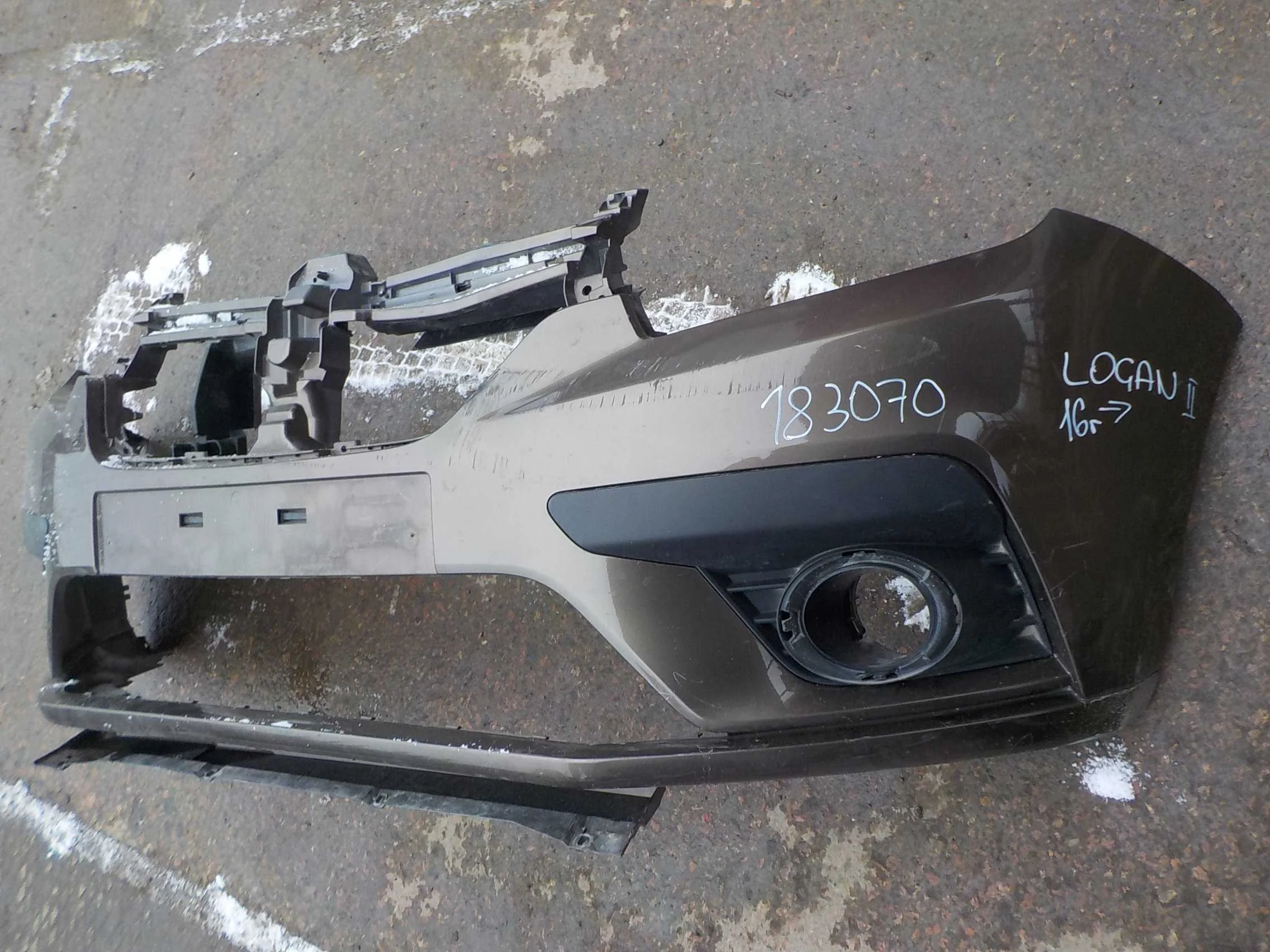 Бампер Renault Logan II рестайлинг (2018—2022) Перед