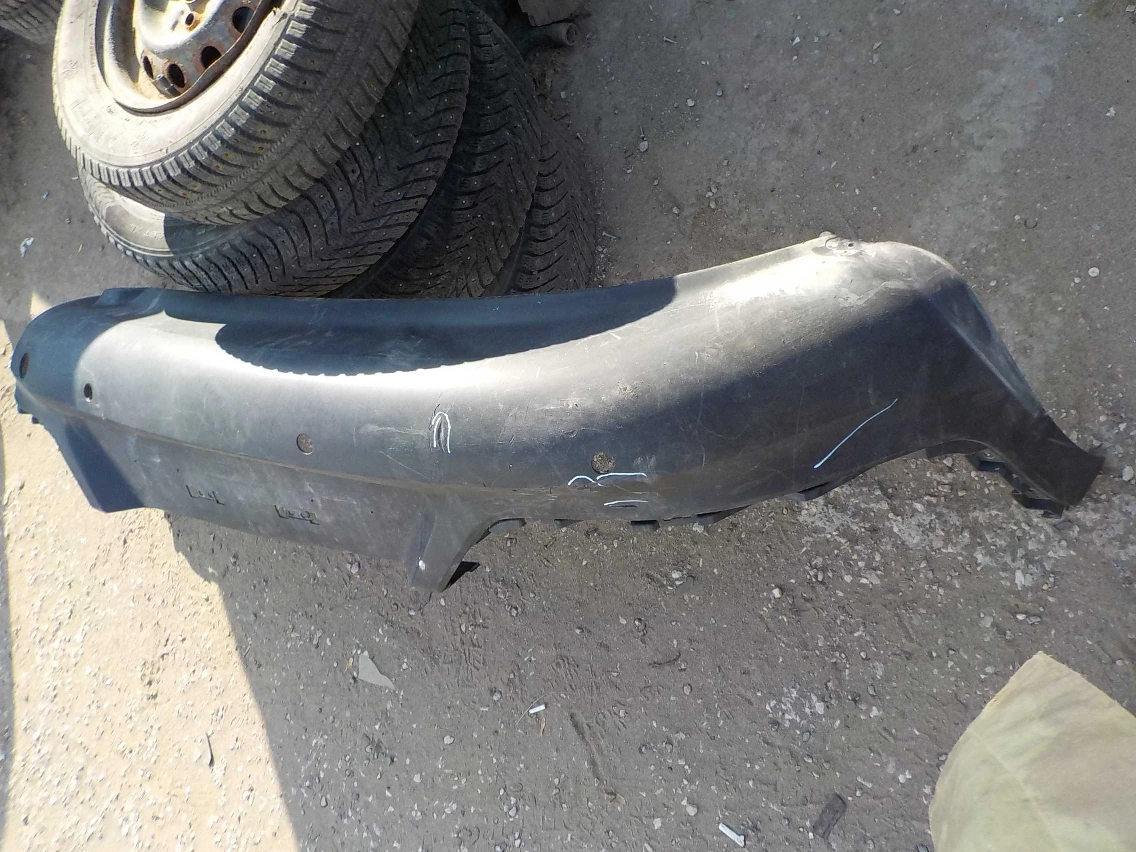 накладка на бампер Kia Sportage III (2010—2014) Зад