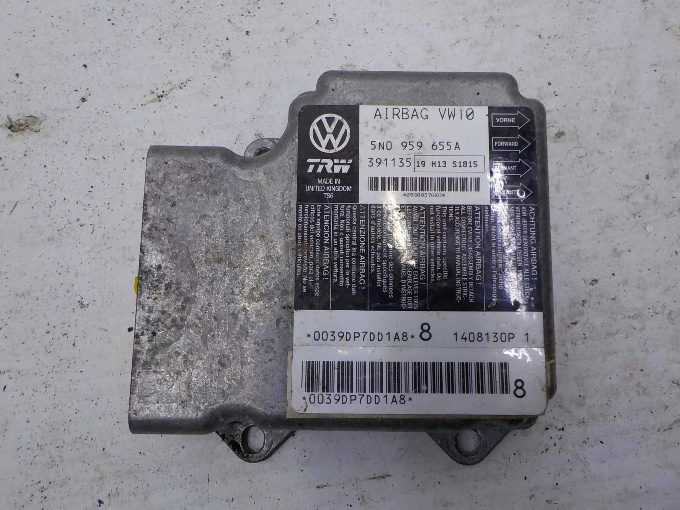 блок air bag Volkswagen Passat CC B6 (2008—2012)