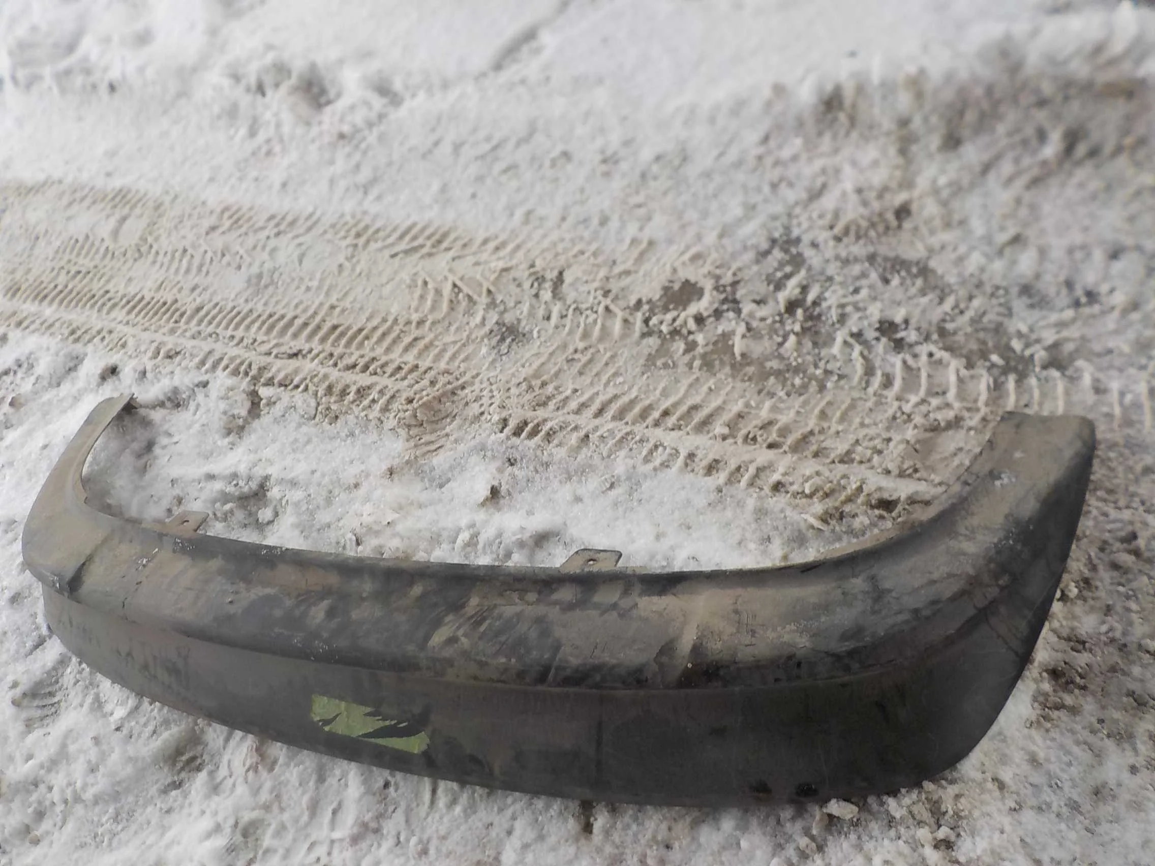 накладка на бампер Kia Rio III рестайлинг (2015—2017) Зад