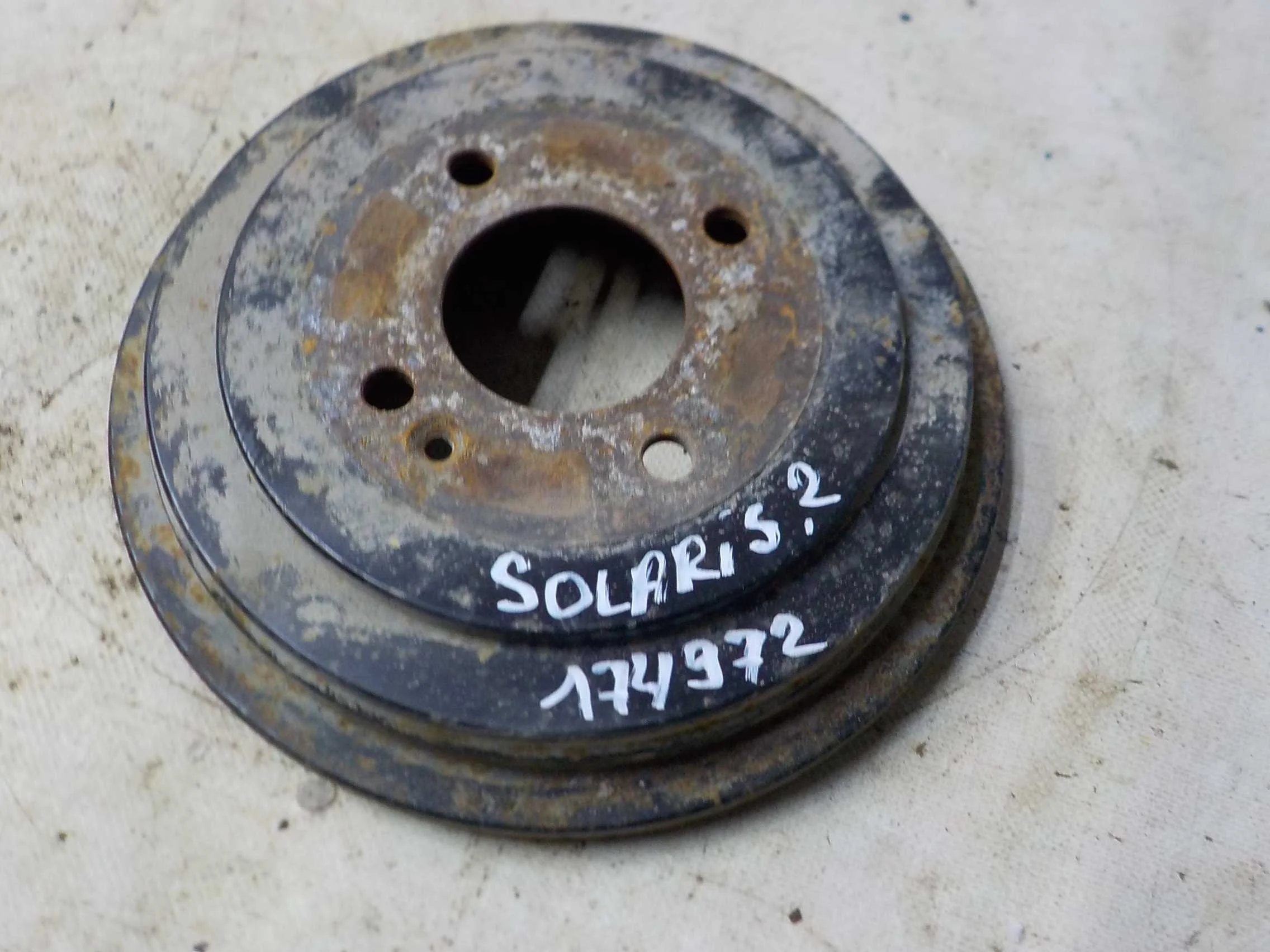 тормозной барабан Hyundai Solaris II (2017—2020) Зад