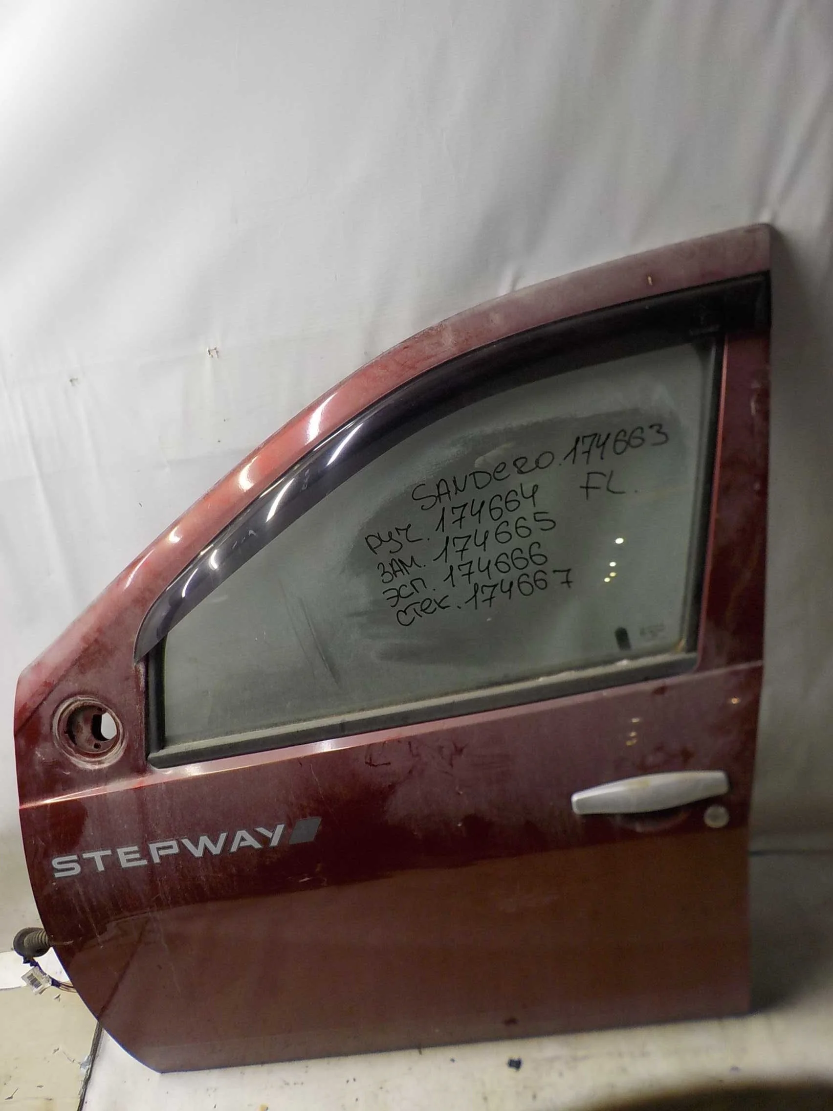 Стеклоподъемник Renault Sandero I (2009—2014) Перед Лево