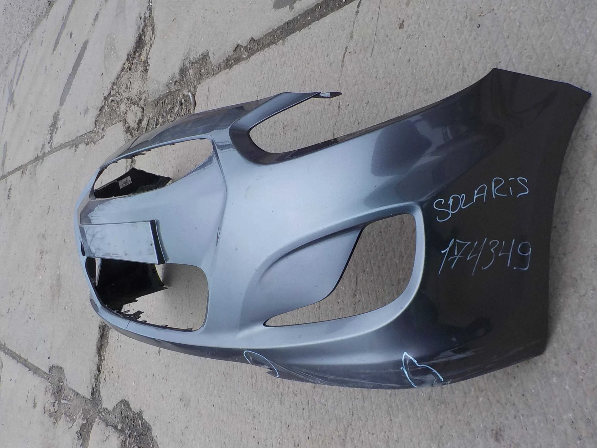 Бампер Hyundai Solaris I рестайлинг (2014—2017) Перед