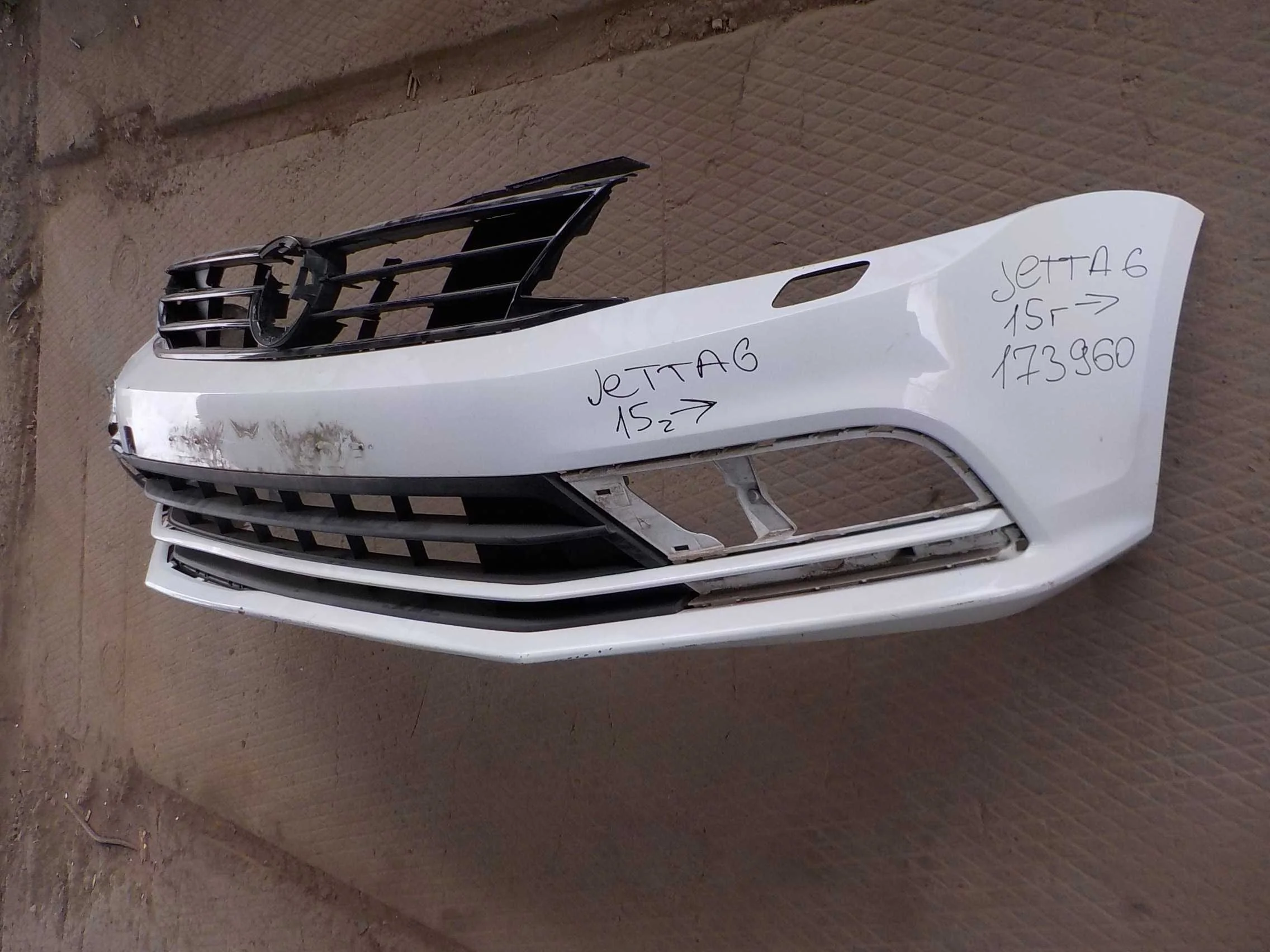 Бампер Volkswagen Jetta VI рестайлинг (2014—2019) Перед