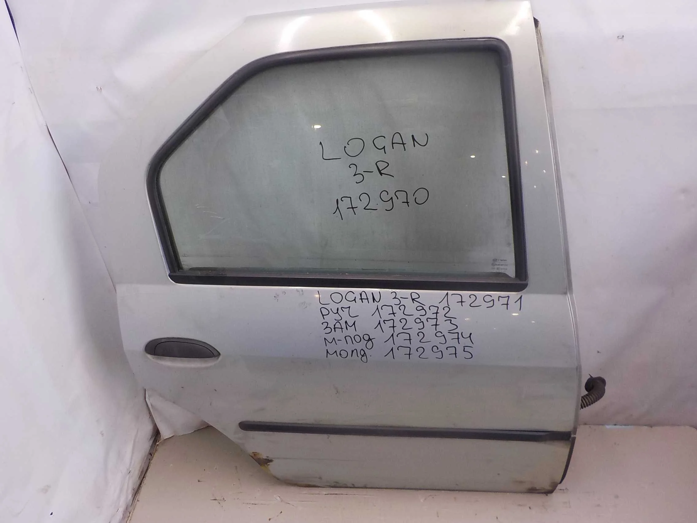 ручка двери внешняя Renault Logan I (2004—2009) Зад Право