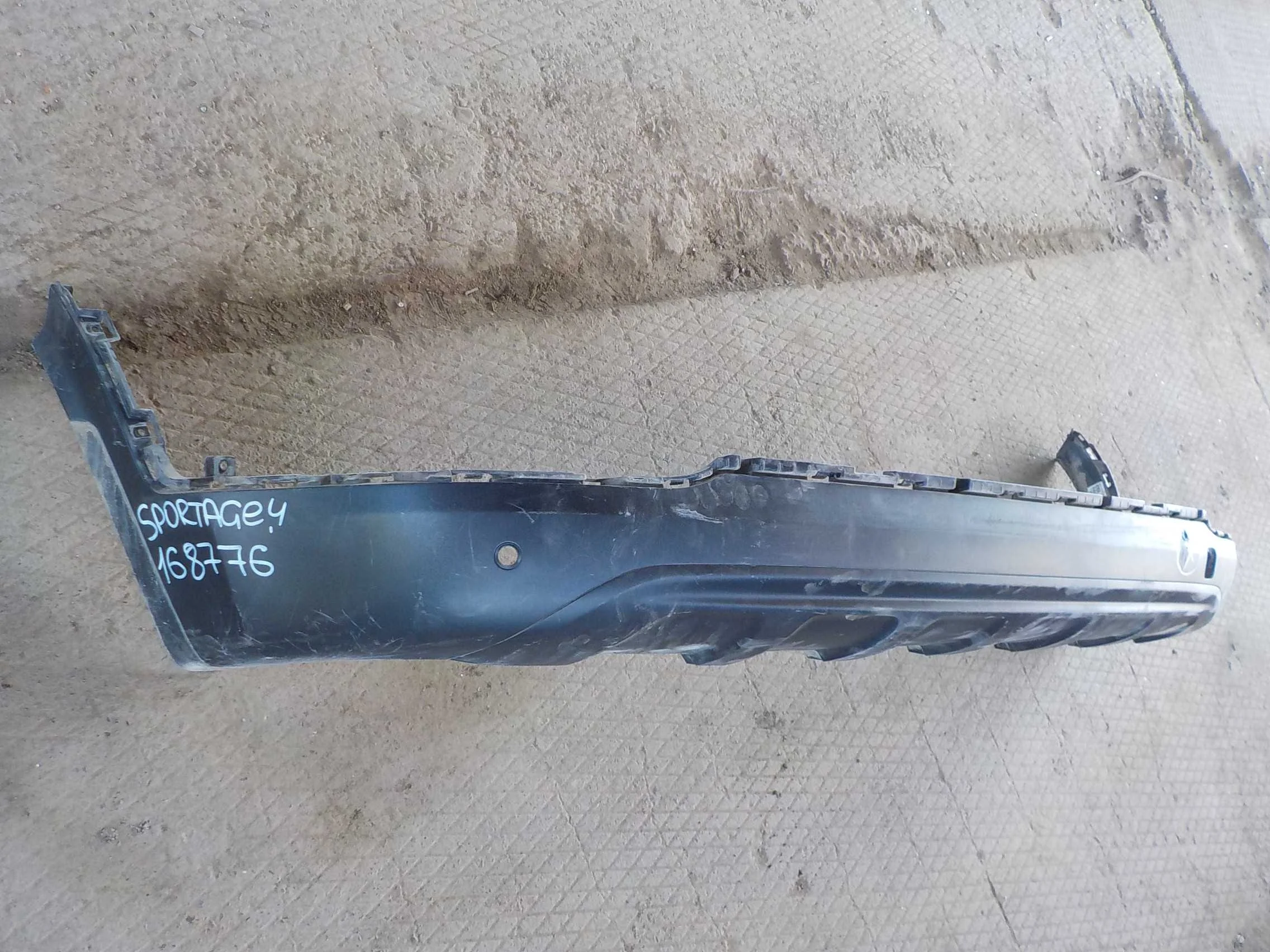 накладка на бампер Kia Sportage IV (2015—2018) Зад