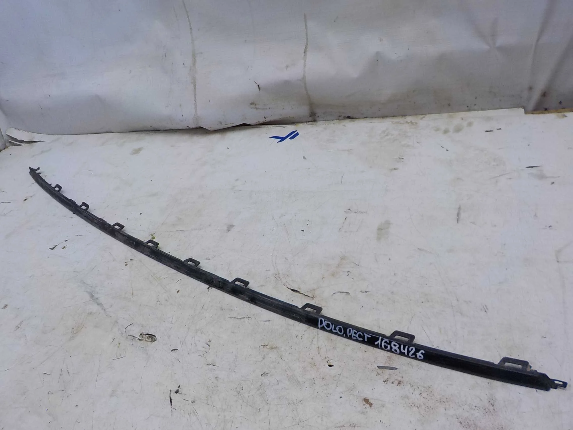 накладка на бампер Volkswagen Polo V (2009—2015) Зад