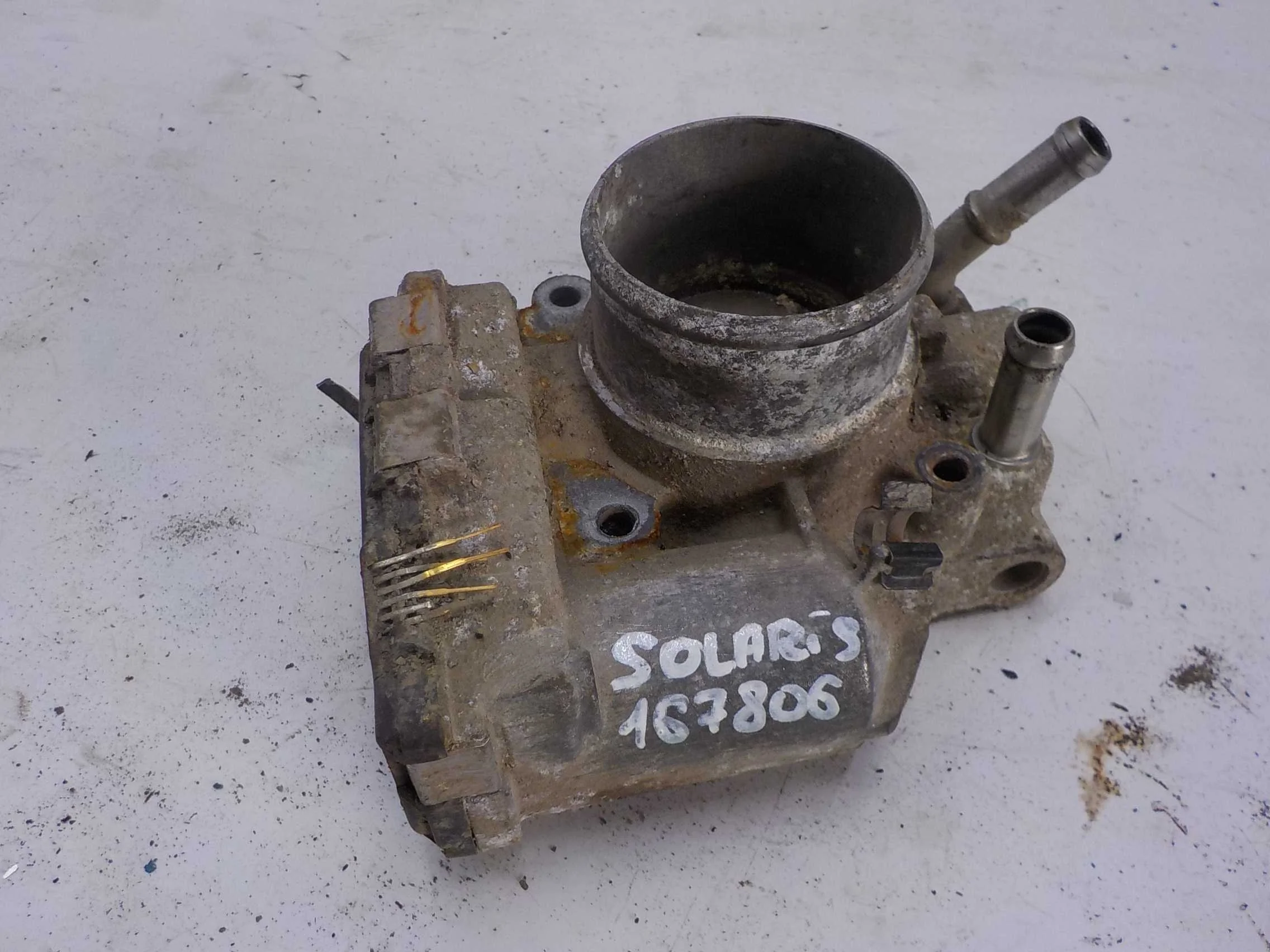 Дроссельная заслонка Hyundai Solaris I рестайлинг (2014—2017)