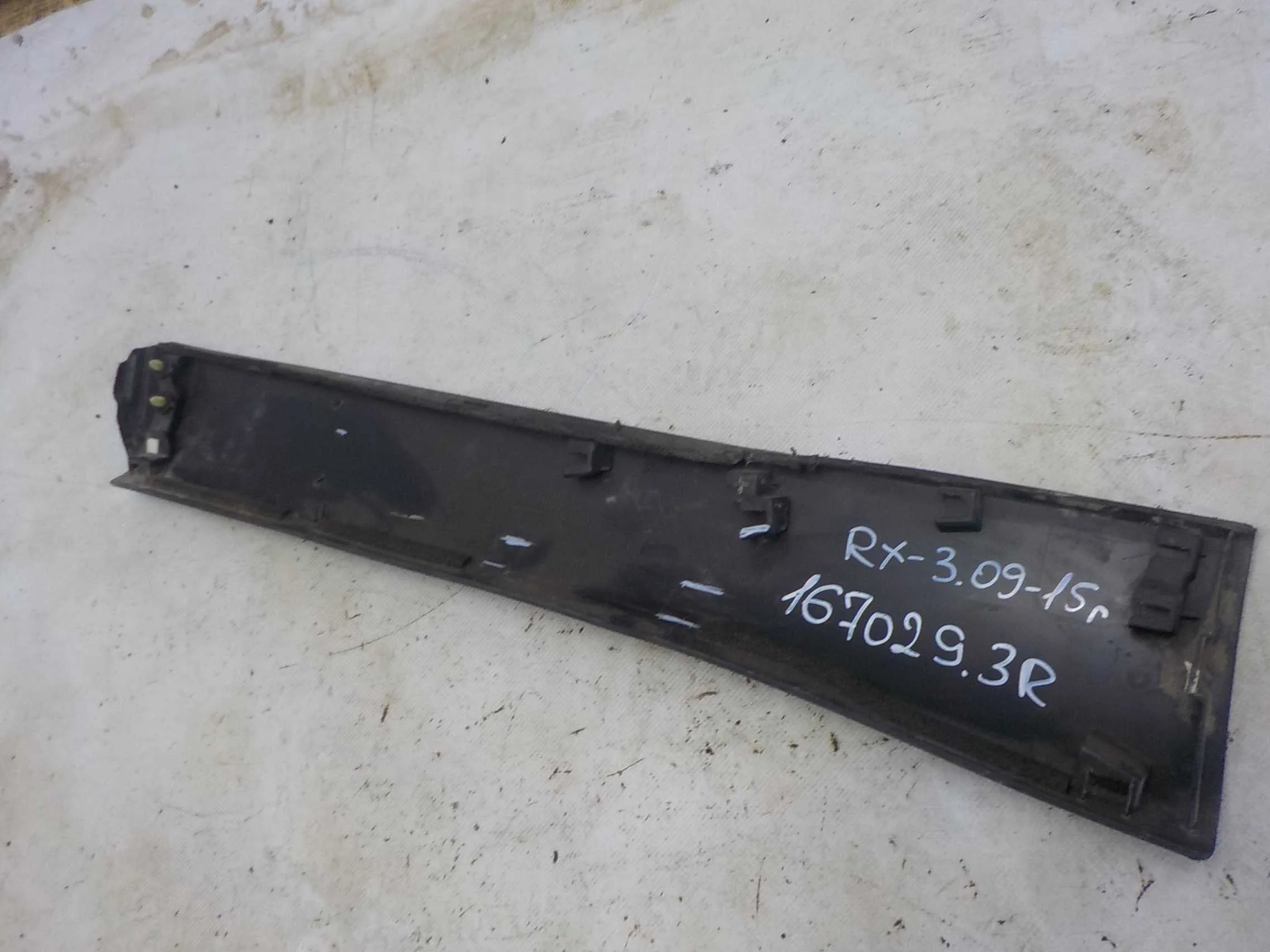 Накладка на дверь Lexus RX III рестайлинг (2012—2015) Зад Право