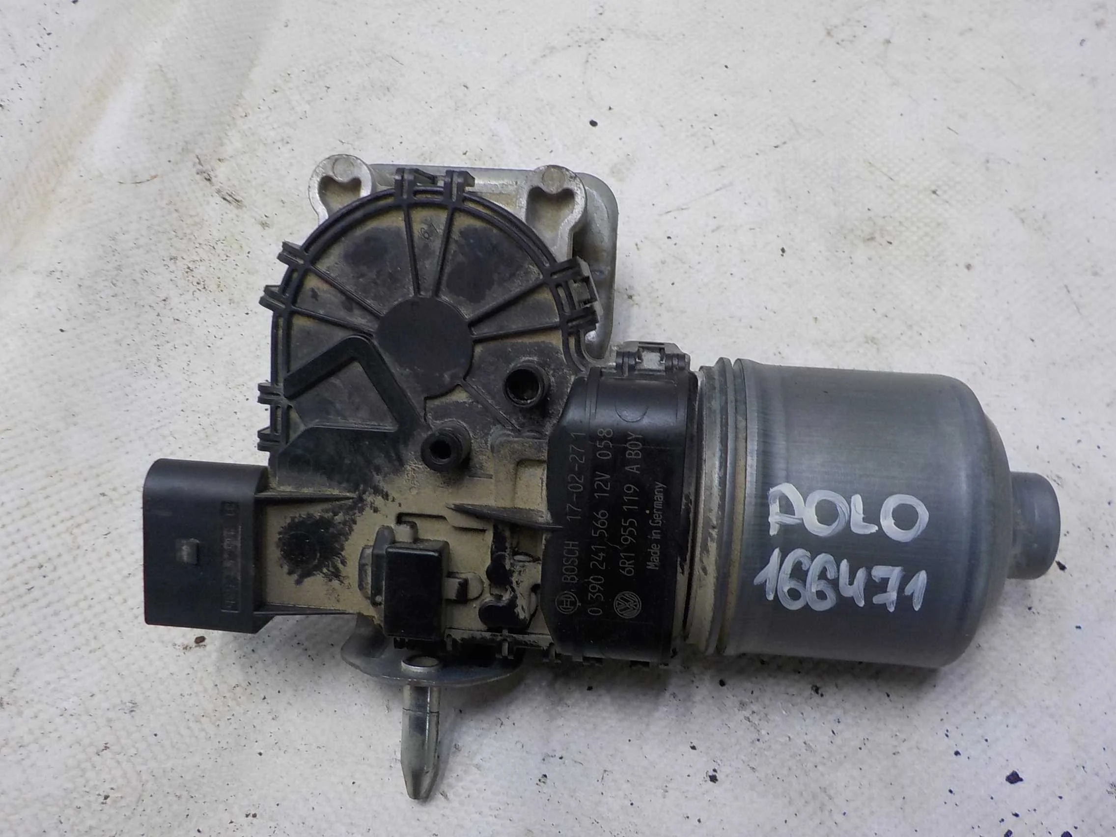 моторчик дворников Volkswagen Polo V (2009—2015) Перед