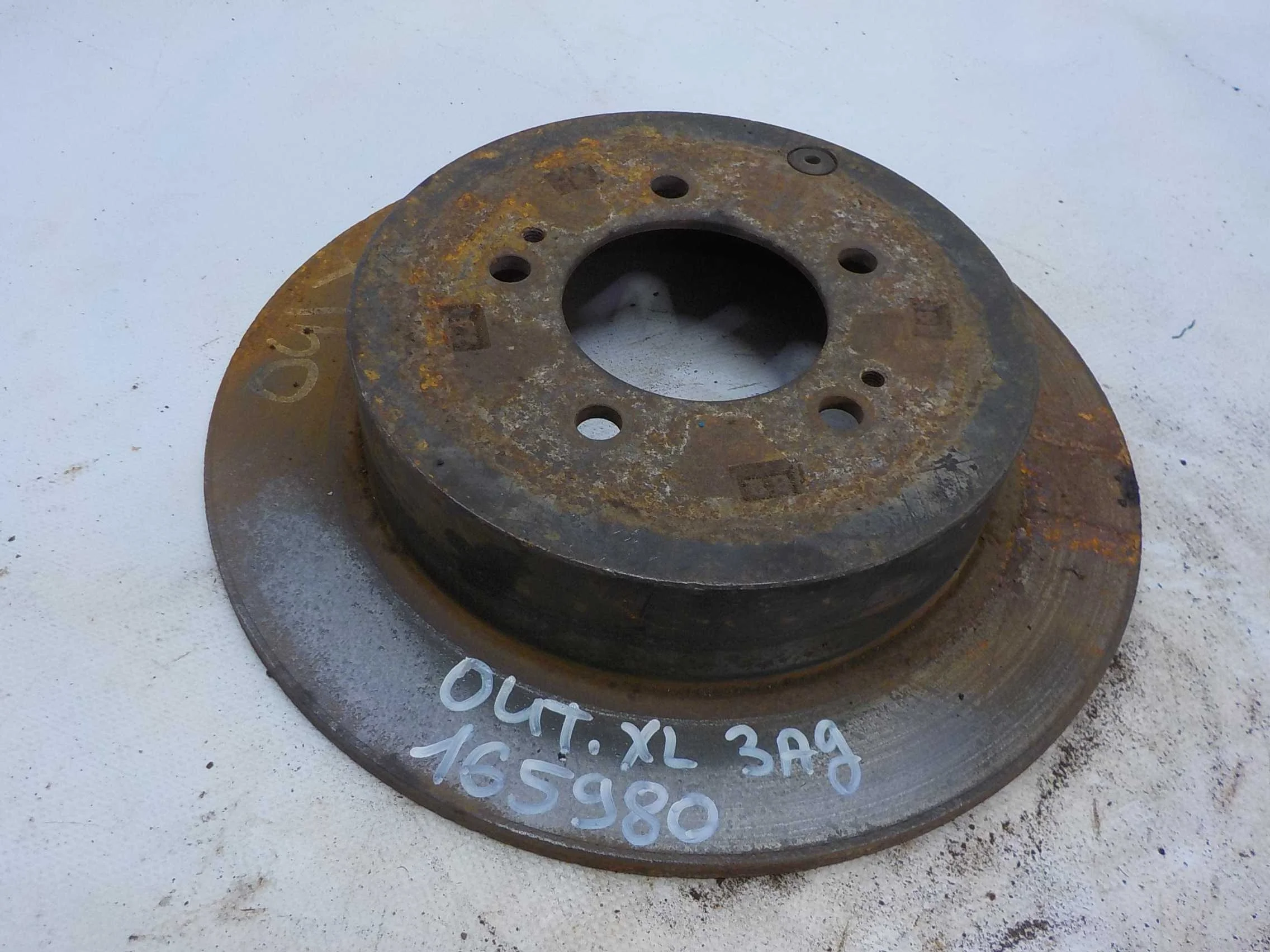 тормозной диск Toyota Corolla IX рестайлинг (2003—2007) Зад