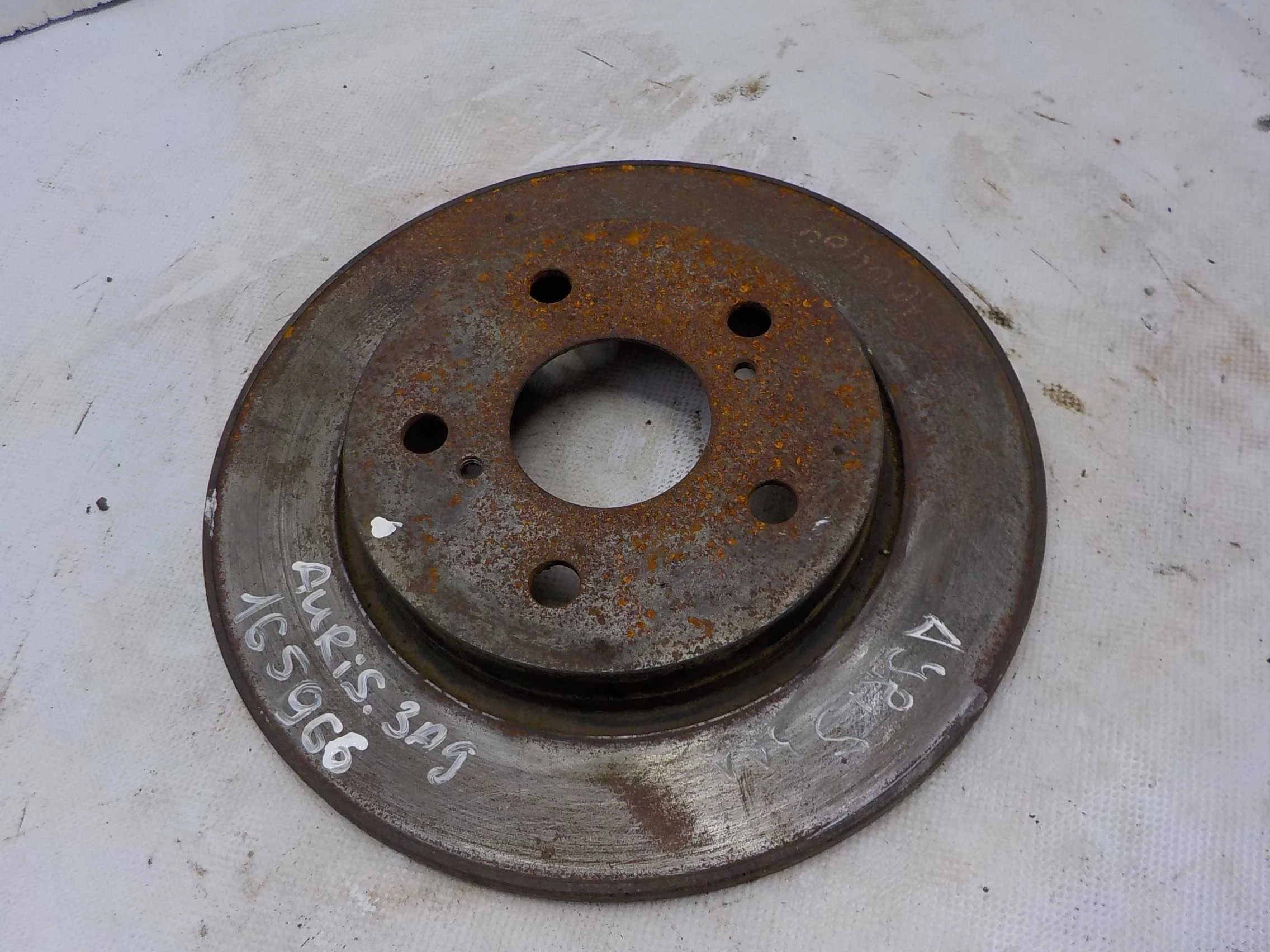 тормозной диск Toyota Corolla X (2006—2010) Зад