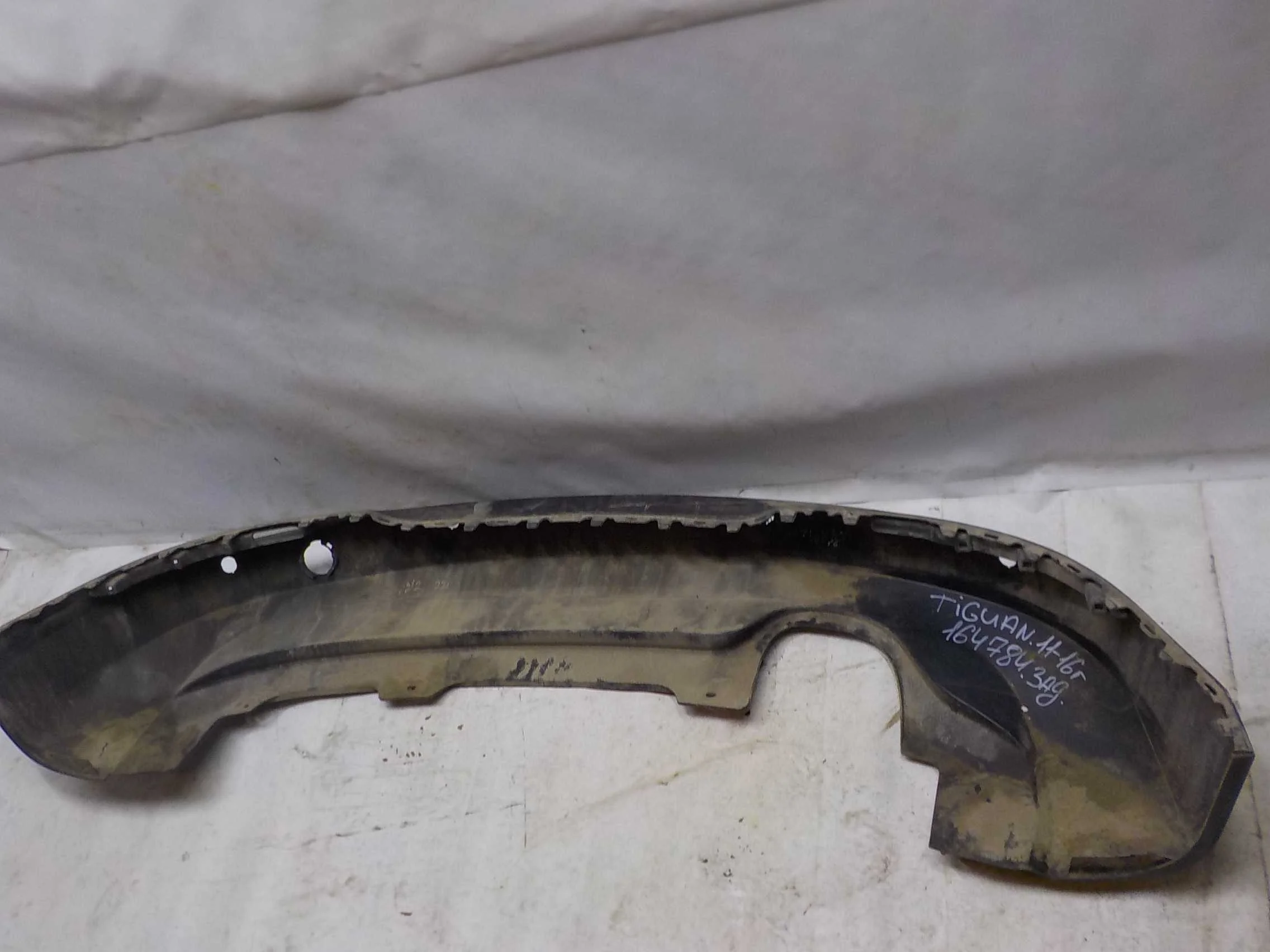 накладка на бампер Volkswagen Tiguan I (2007—2011) Зад