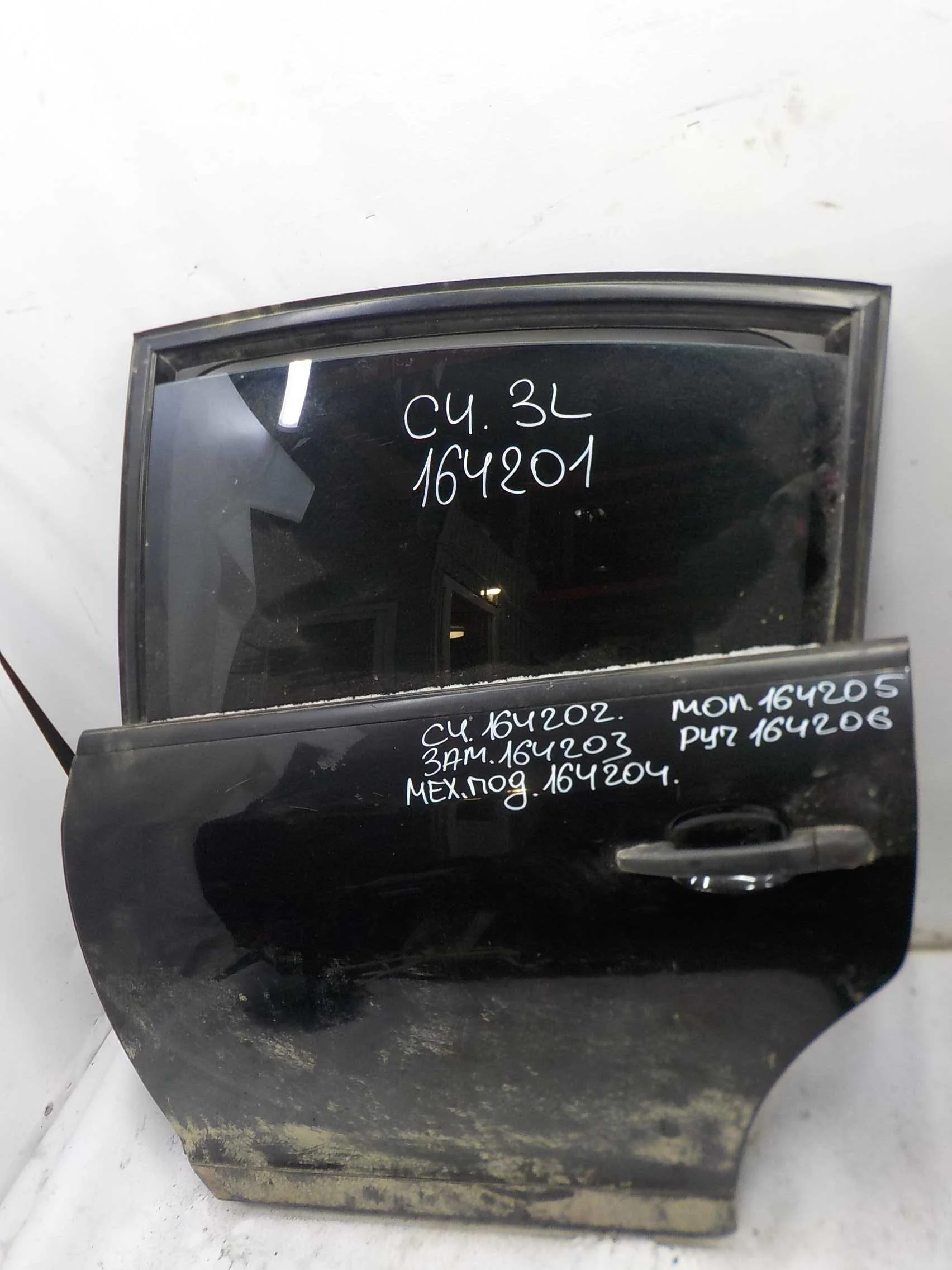 Накладка на дверь Citroen C4 I (2004—2014) Зад Лево