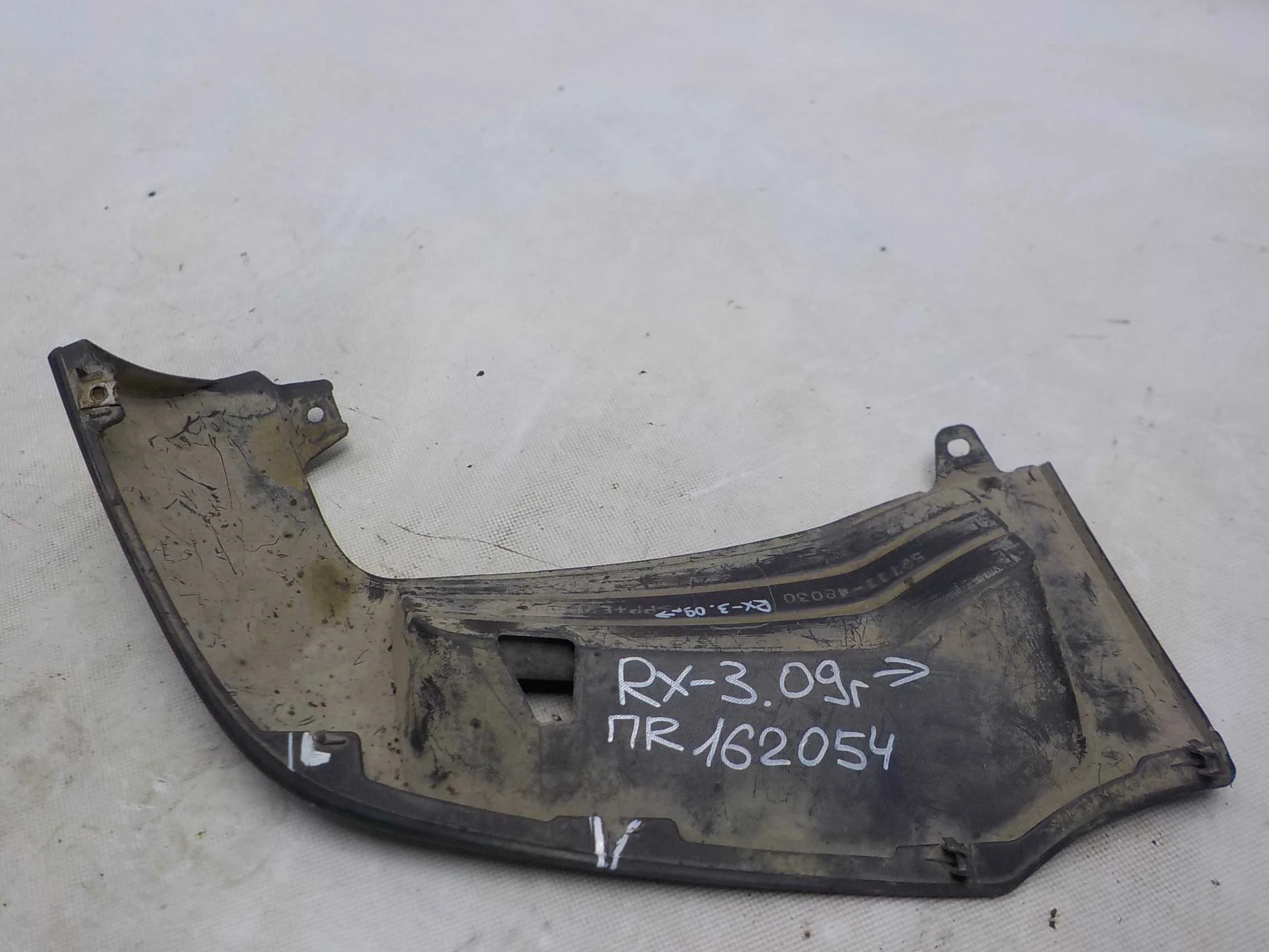 накладка на бампер Lexus RX III рестайлинг (2012—2015) Перед Право