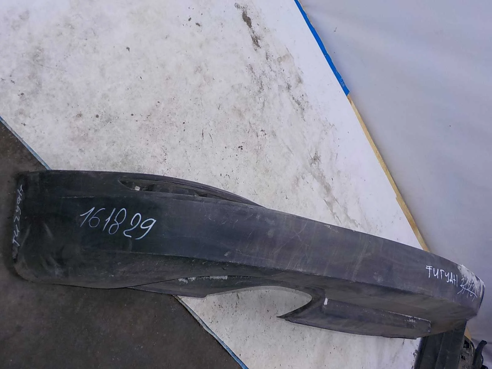 накладка на бампер Volkswagen Tiguan I (2007—2011) Зад