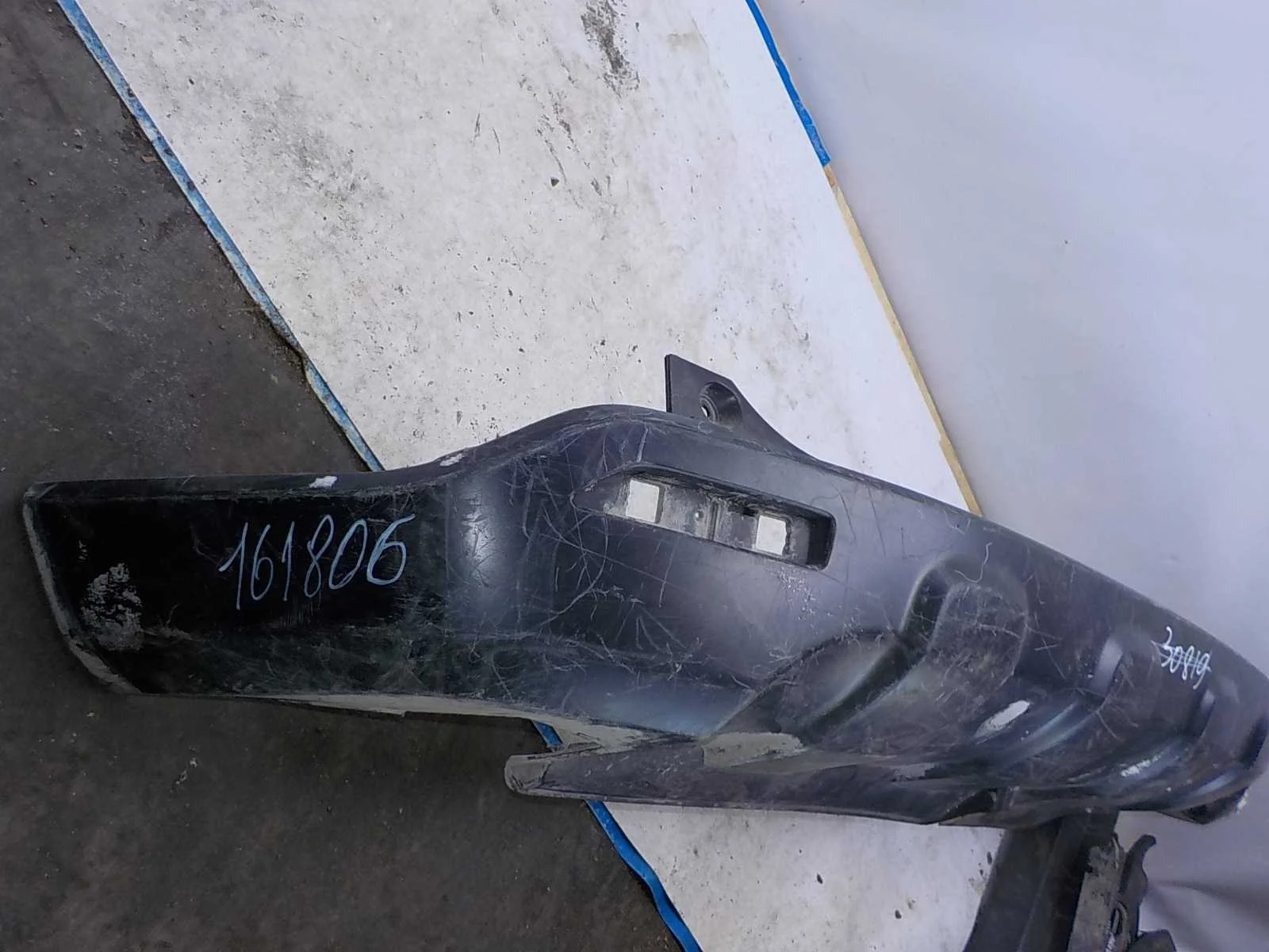 накладка на бампер Honda CR-V III рестайлинг (2009—2012) Зад