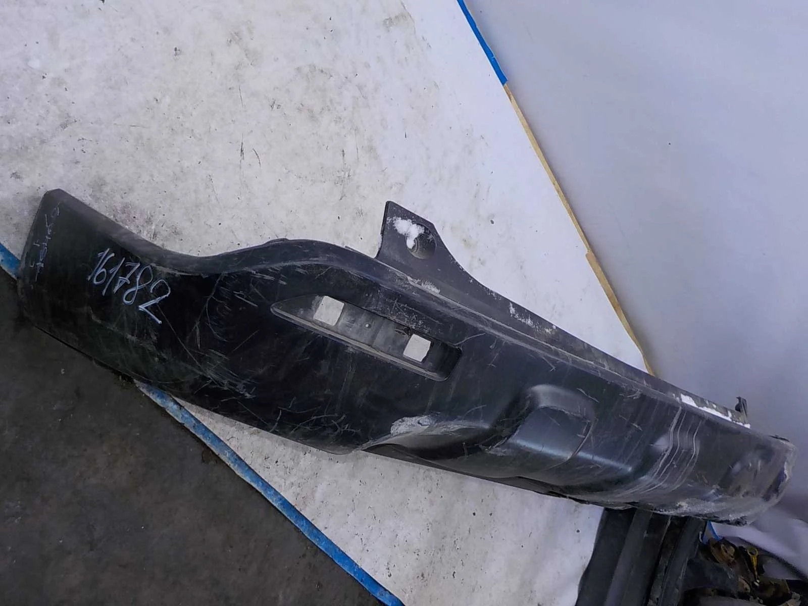 накладка на бампер Honda CR-V III рестайлинг (2009—2012) Зад