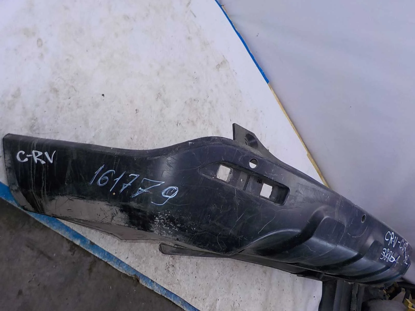 накладка на бампер Honda CR-V III рестайлинг (2009—2012) Зад