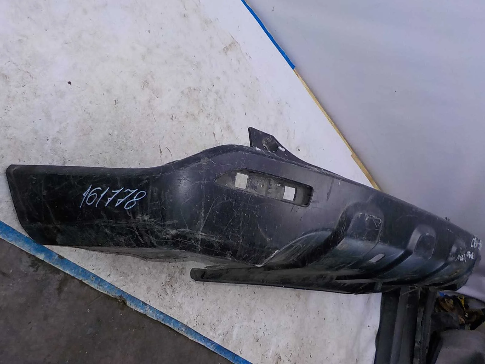 накладка на бампер Honda CR-V III рестайлинг (2009—2012) Зад