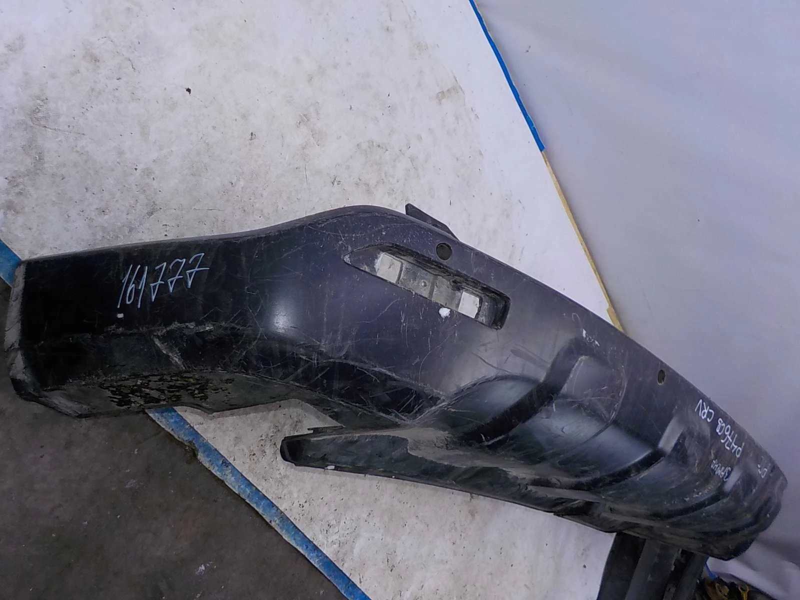 накладка на бампер Honda CR-V III рестайлинг (2009—2012) Зад