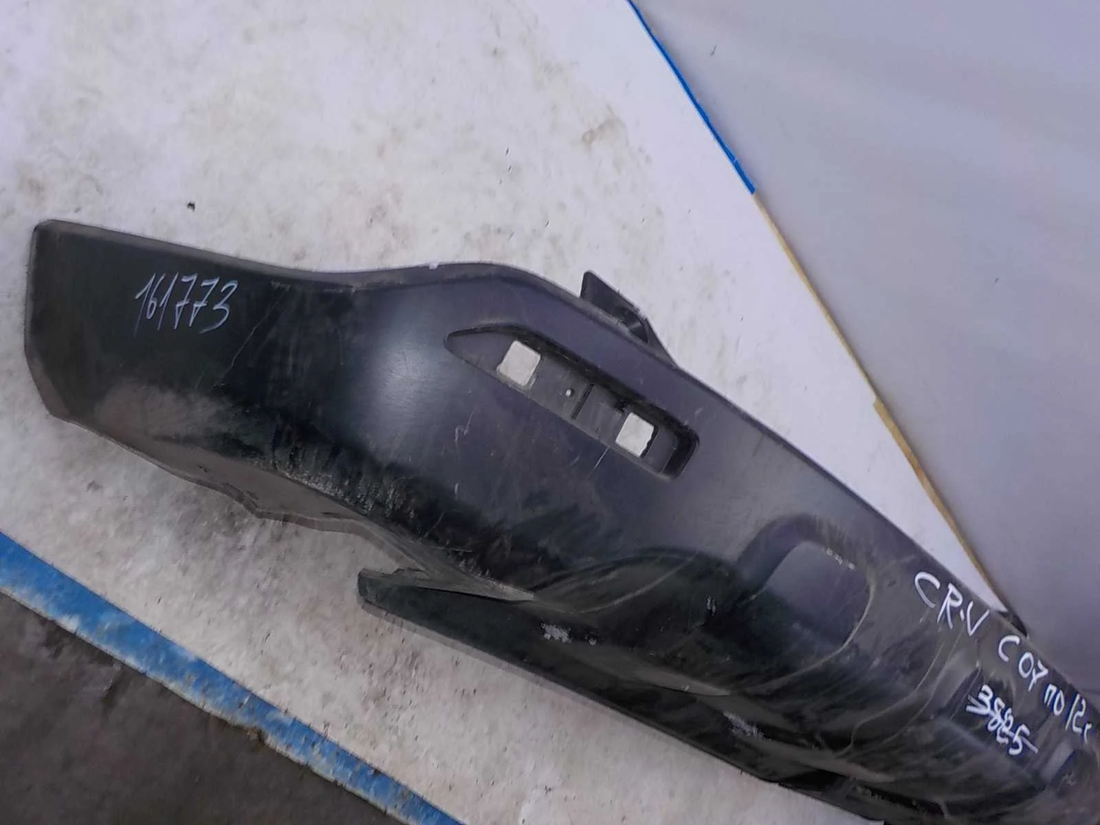 накладка на бампер Honda CR-V III рестайлинг (2009—2012) Зад