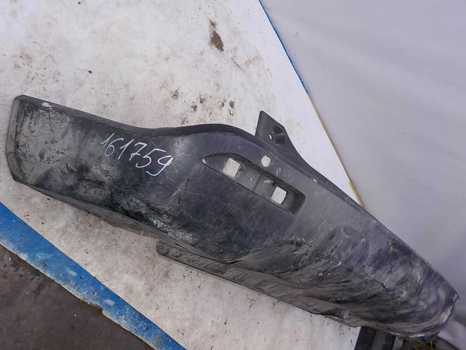 накладка на бампер Honda CR-V III рестайлинг (2009—2012) Зад