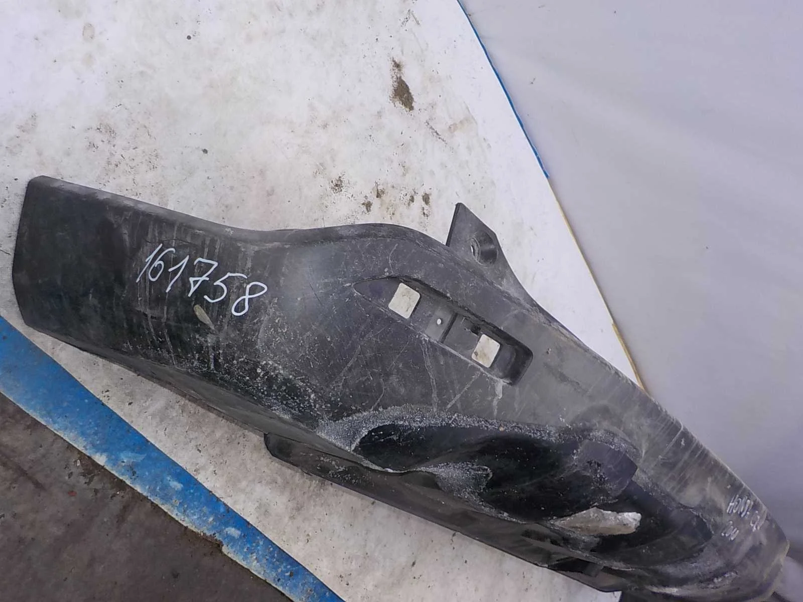 накладка на бампер Honda CR-V III рестайлинг (2009—2012) Зад