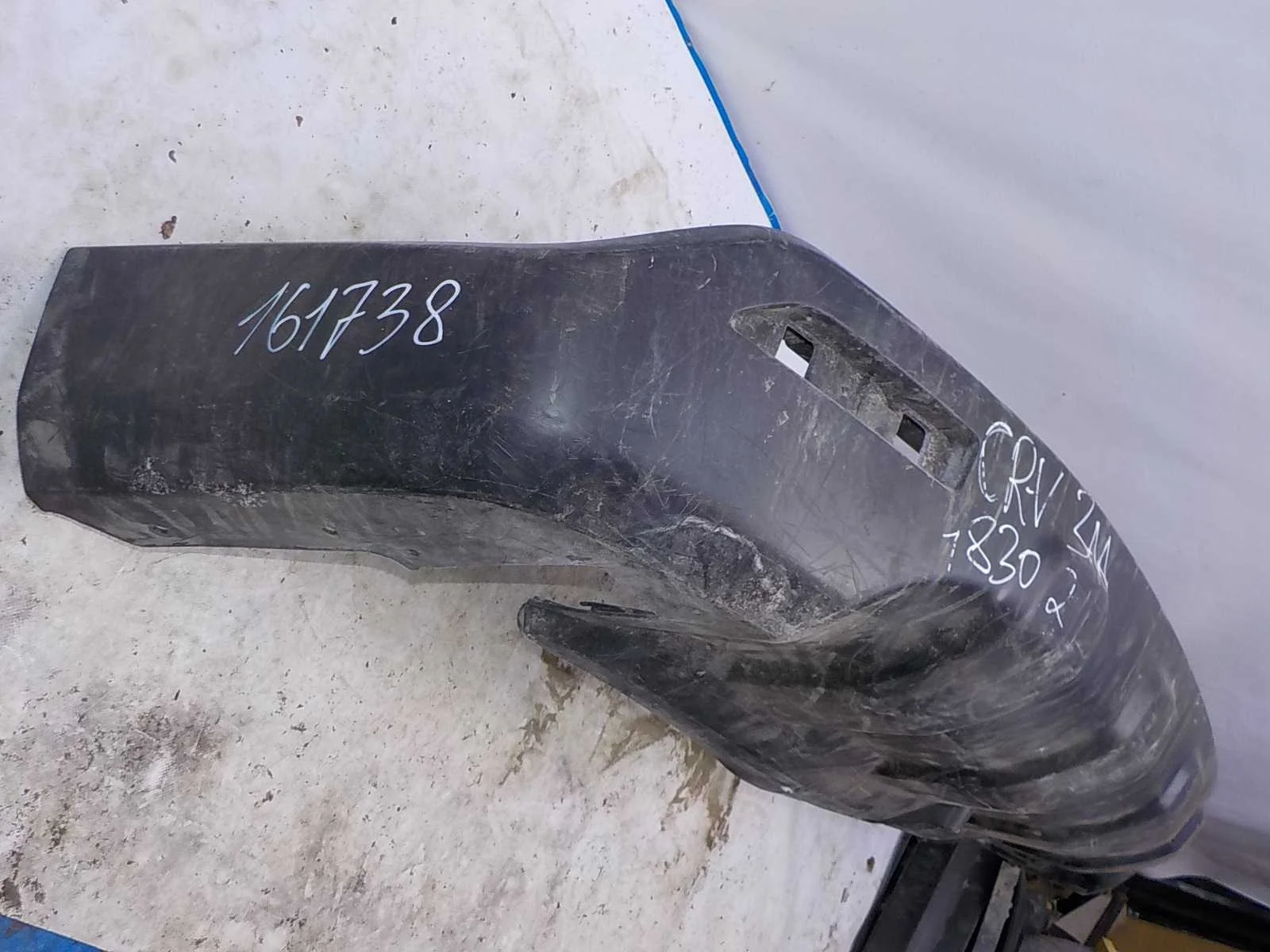 накладка на бампер Honda CR-V III рестайлинг (2009—2012) Зад