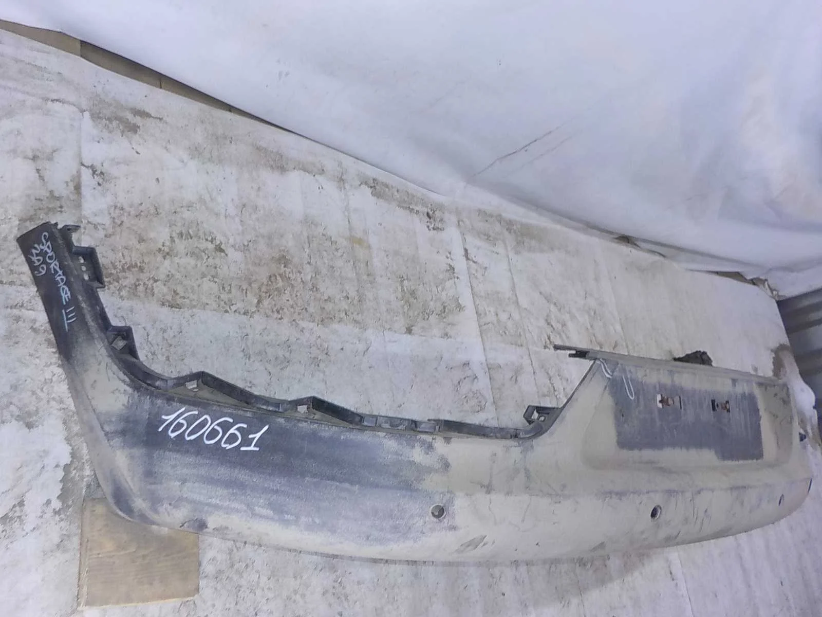 накладка на бампер Kia Sportage III (2010—2014) Зад