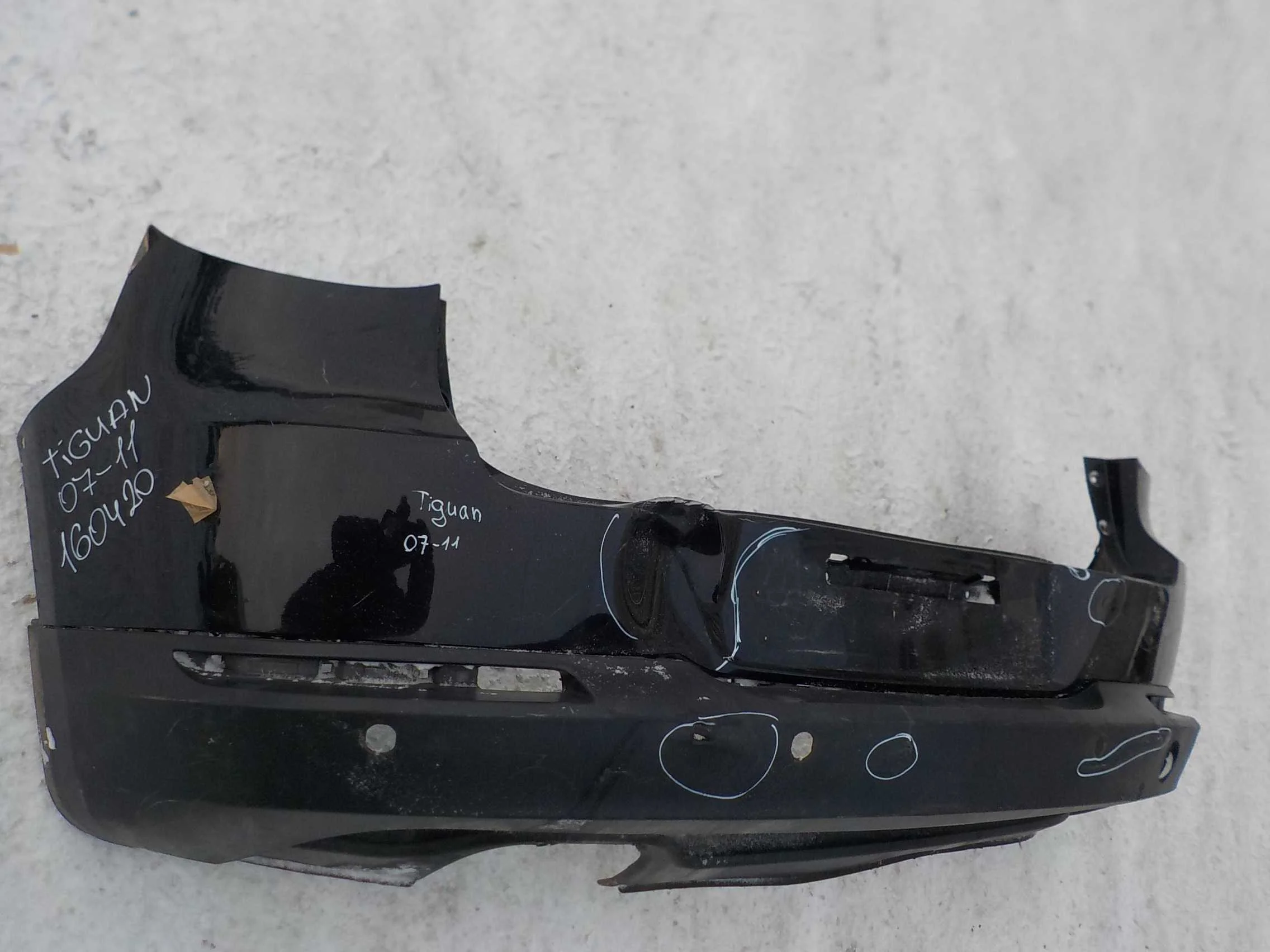Бампер Volkswagen Tiguan I рестайлинг (2011—2019) Зад