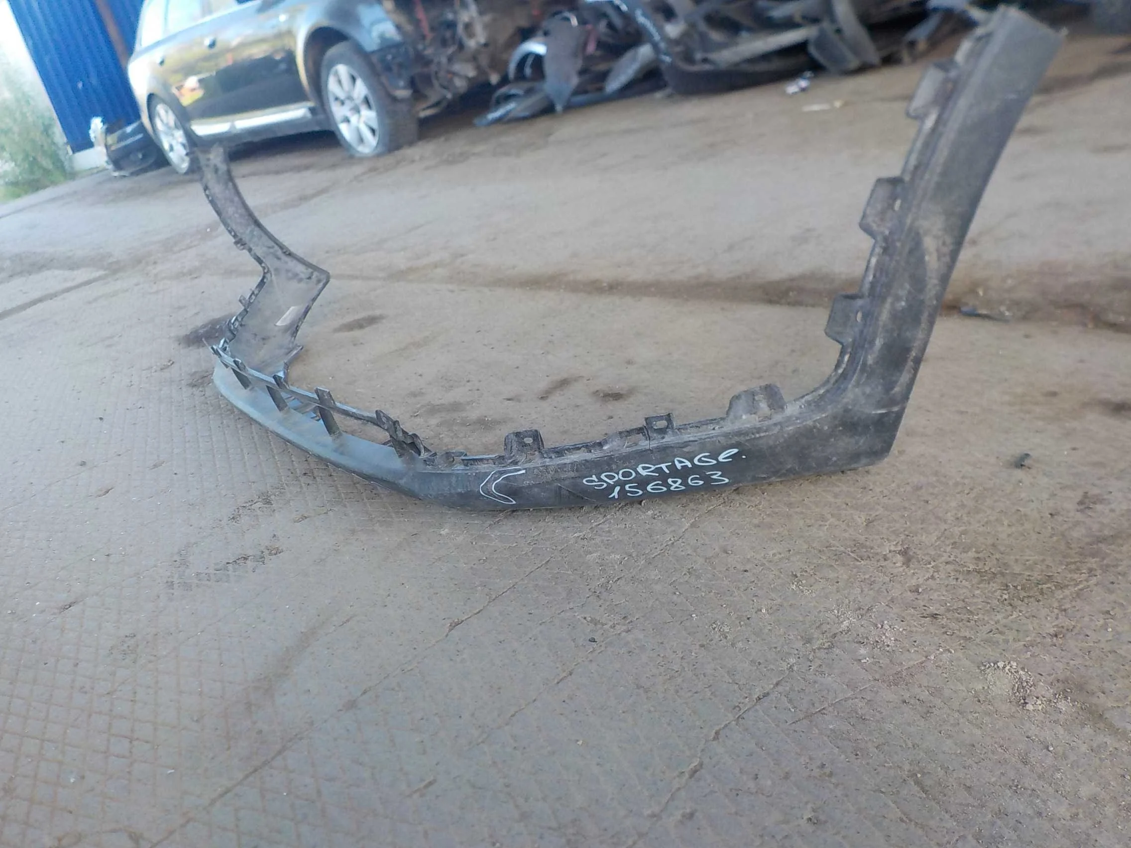 накладка на бампер Kia Sportage III (2010—2014) Перед