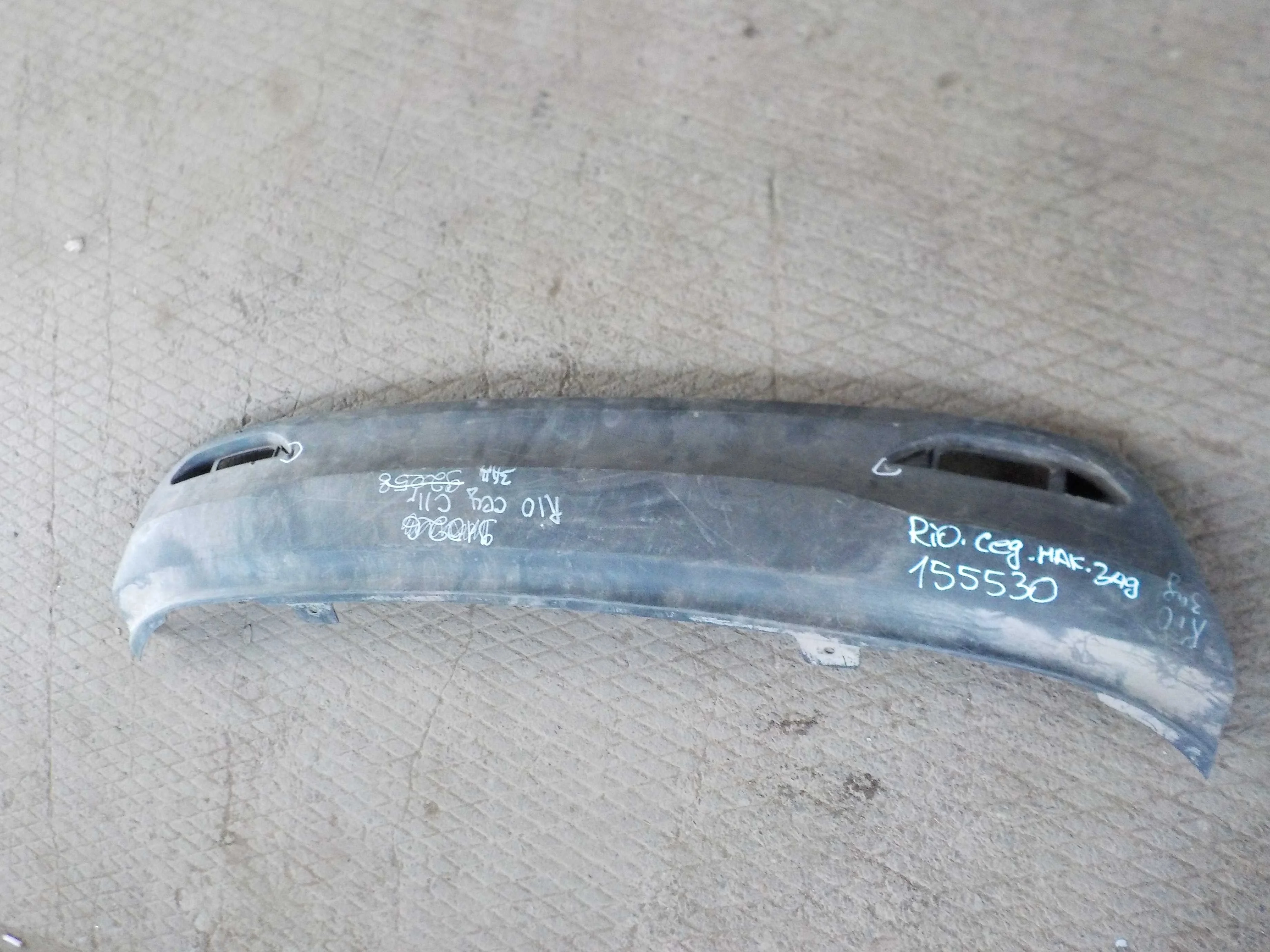 накладка на бампер Kia Rio III (2011—2015) Зад