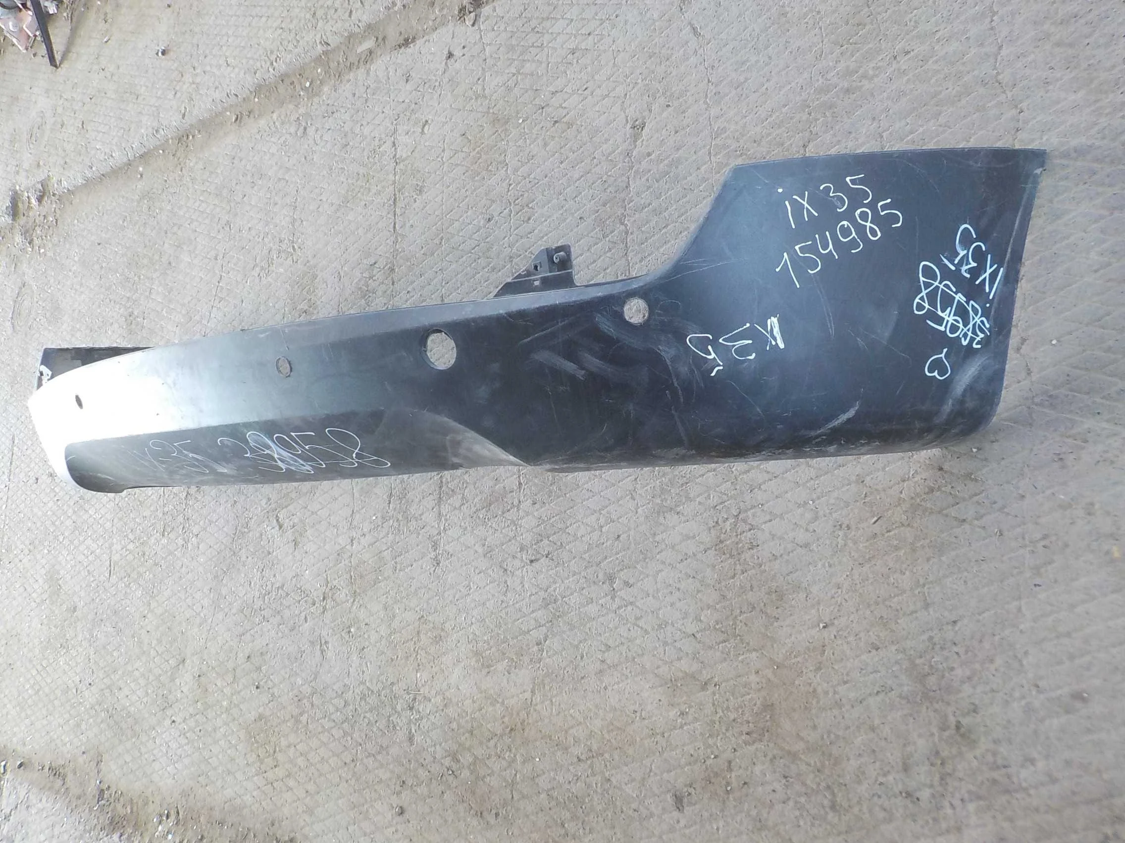 накладка на бампер Hyundai ix35 I рестайлинг (2013—2015) Зад