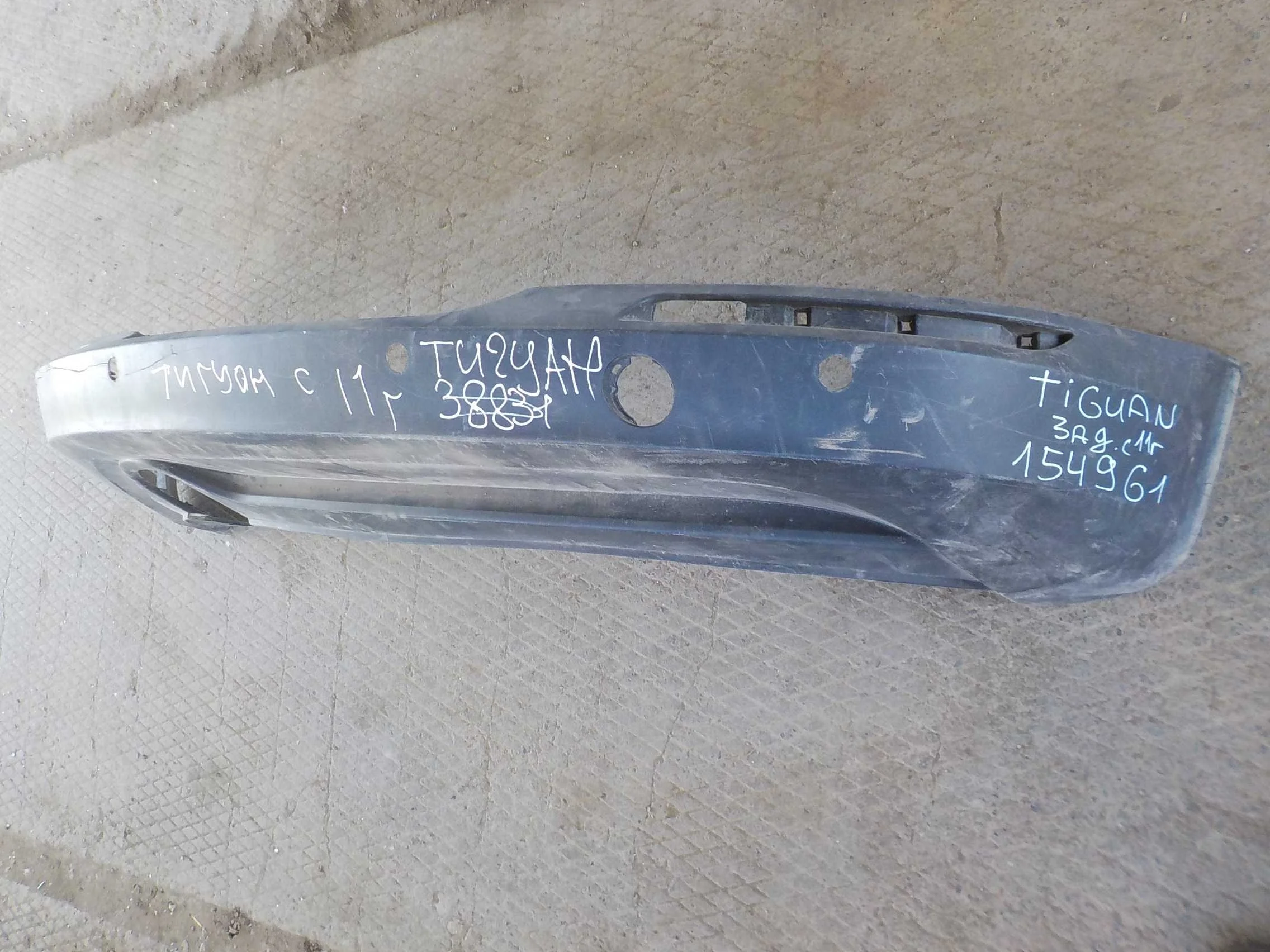 накладка на бампер Volkswagen Tiguan I (2007—2011) Зад