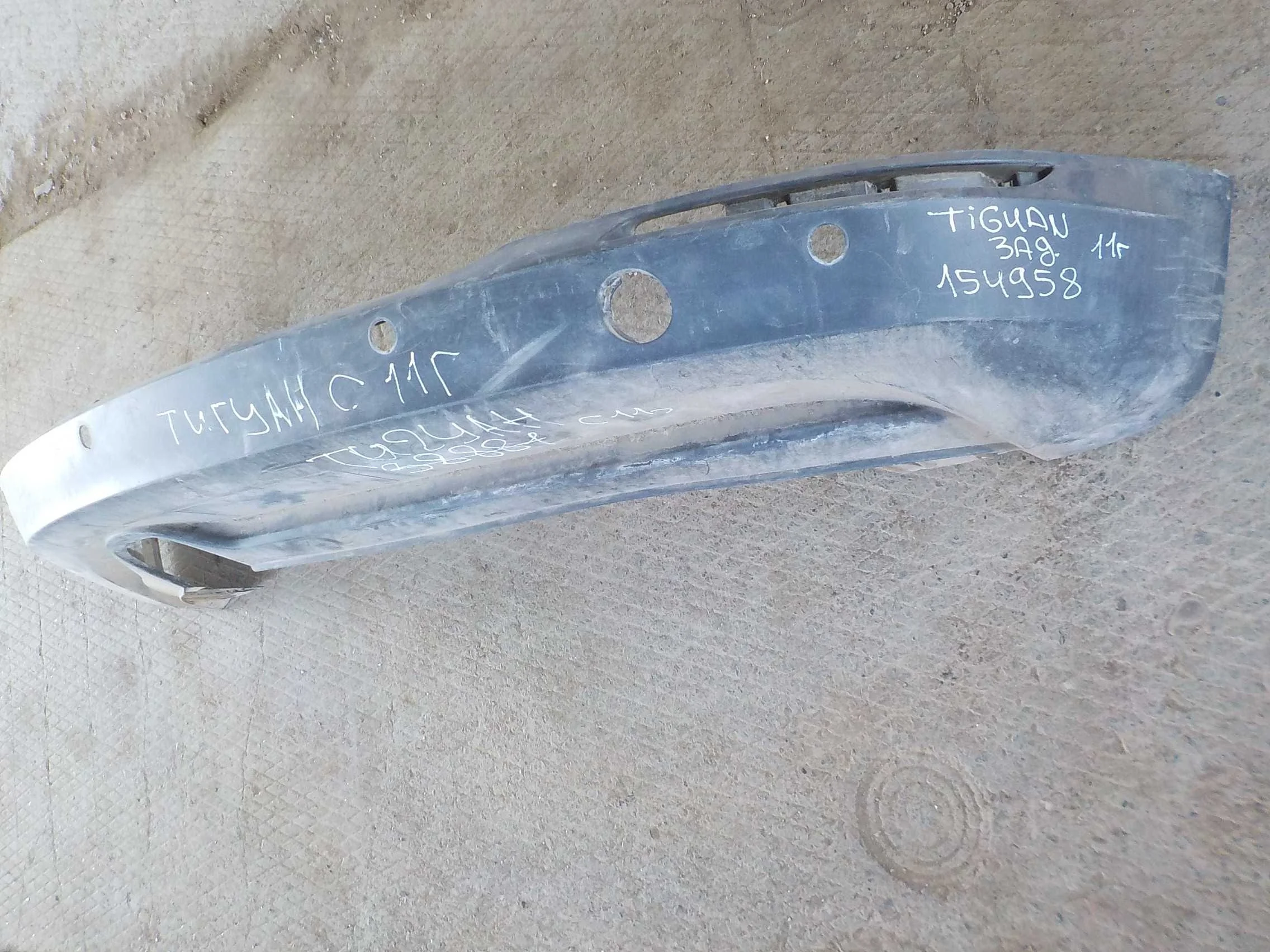 накладка на бампер Volkswagen Tiguan I (2007—2011) Зад