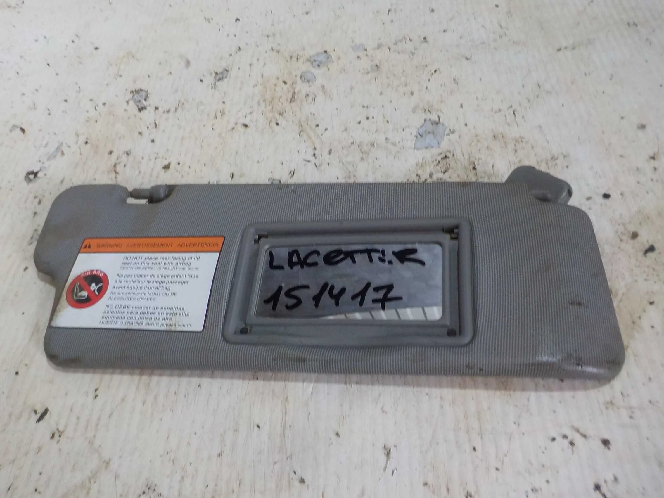 козырек Chevrolet Lacetti I рестайлинг (2013—2025)  Право