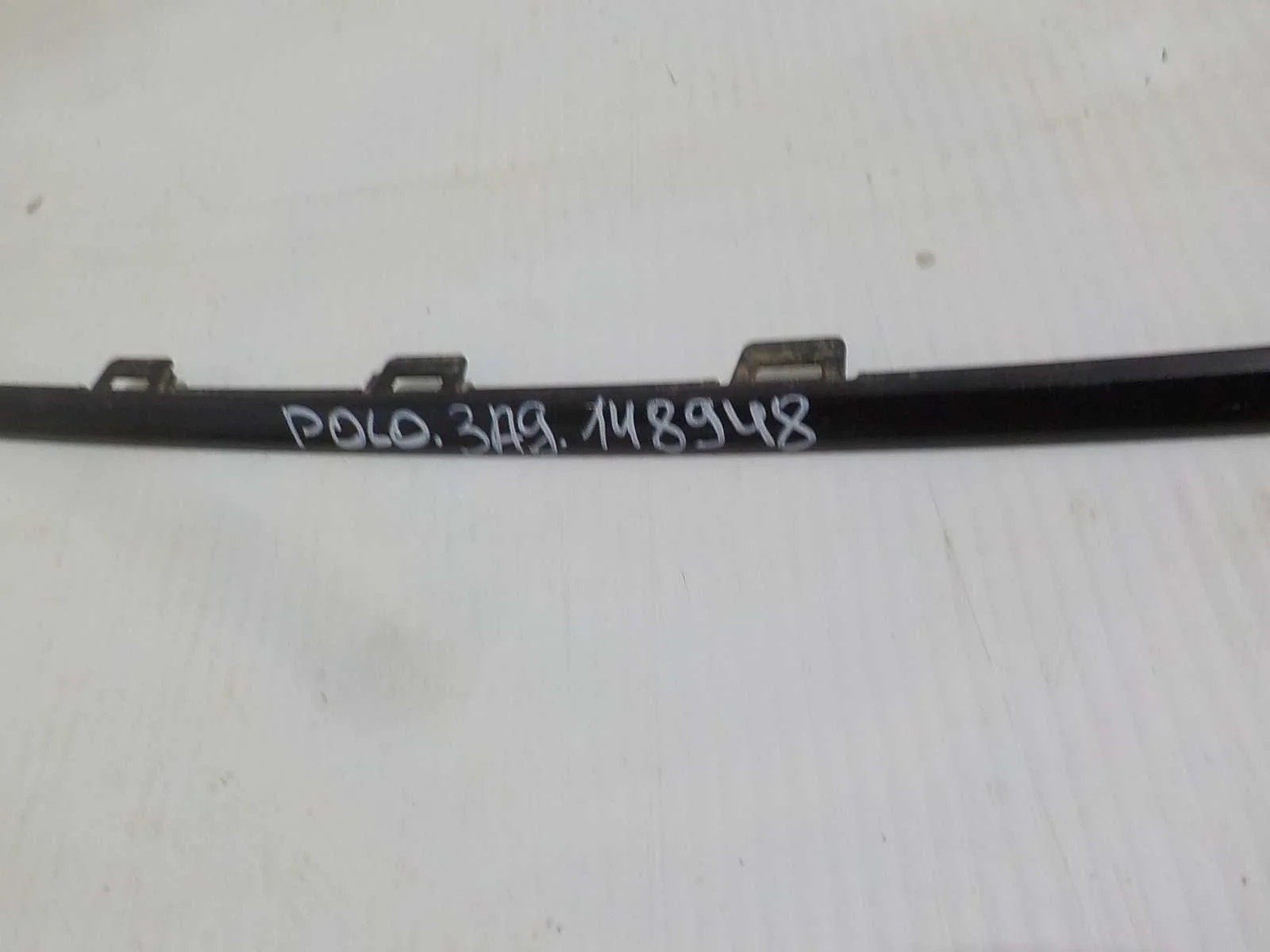 накладка на бампер Volkswagen Polo V (2009—2015) Зад