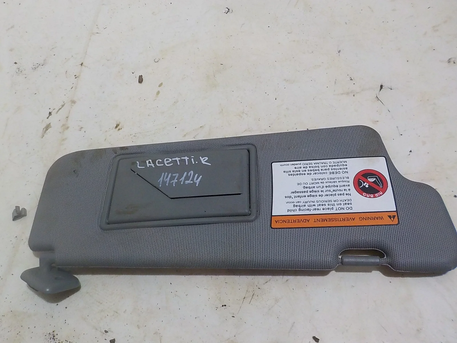 козырек Chevrolet Lacetti I рестайлинг (2013—2025)  Право